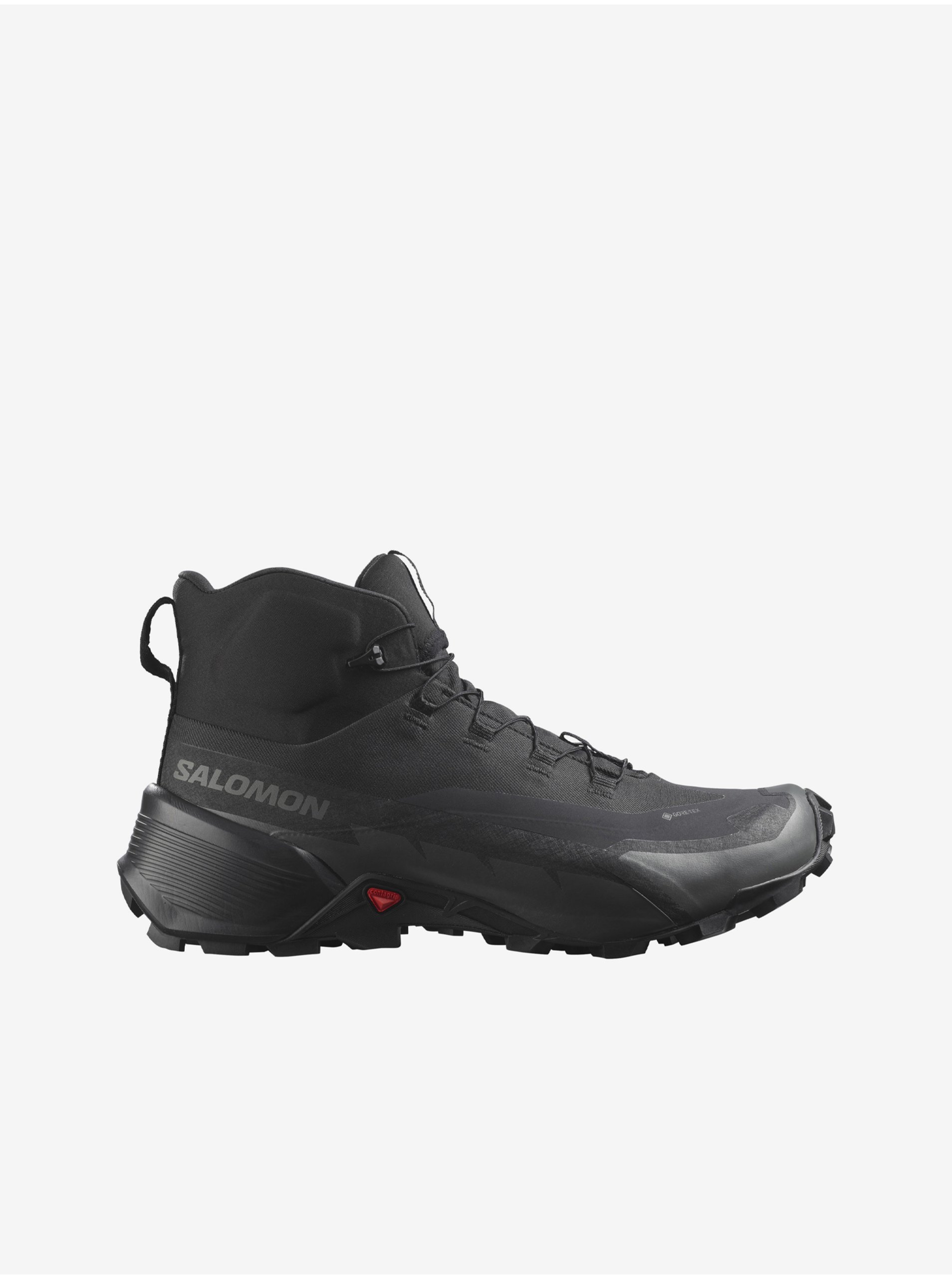 Lacno Čierne pánske členkové outdoorové topánky Salomon Cross Hike Mid GTX Wide 2