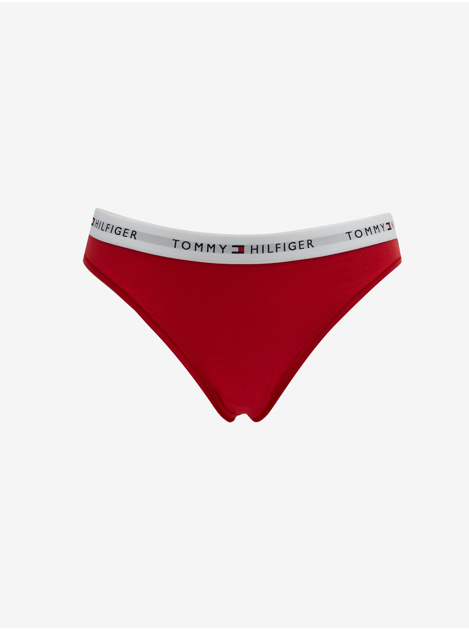 Levně Červené dámské kalhotky Tommy Hilfiger Underwear Icon 2.0