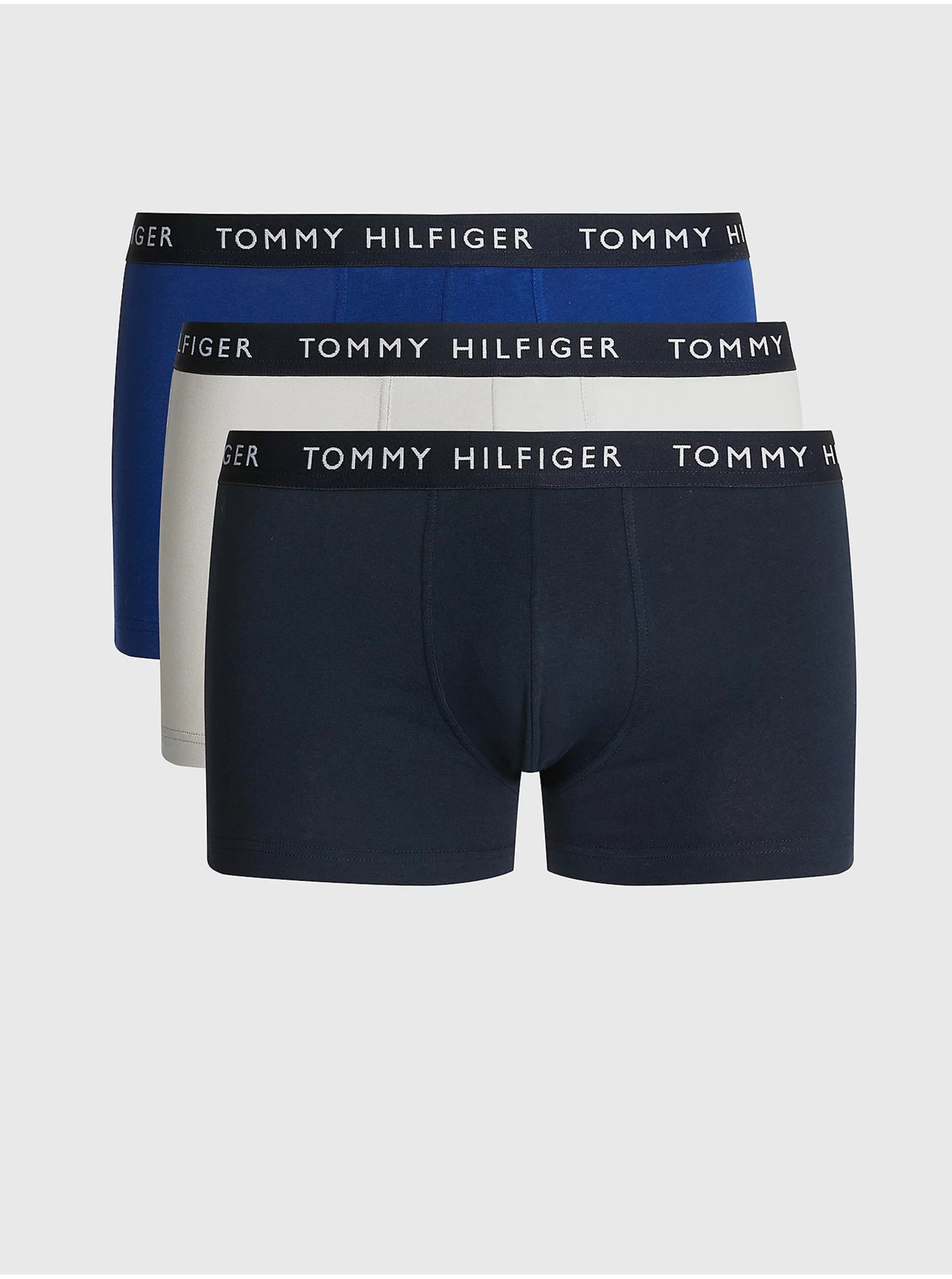 Lacno Boxerky pre mužov Tommy Hilfiger Underwear - tmavomodrá, modrá, biela