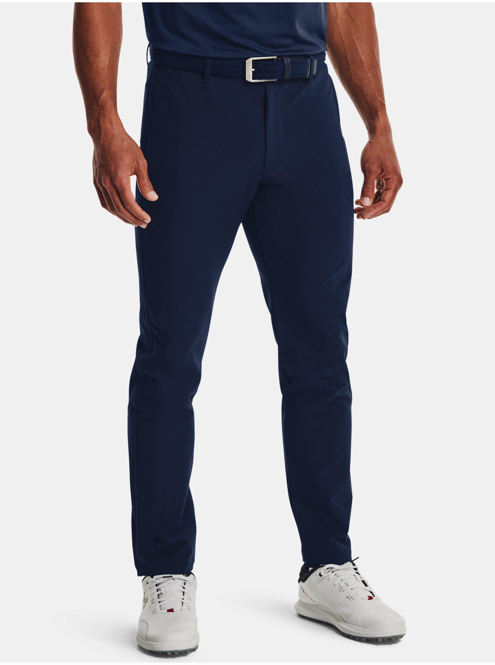 Levně Tmavě modré pánské kalhoty Under Armour UA Storm CGI Taper Pant