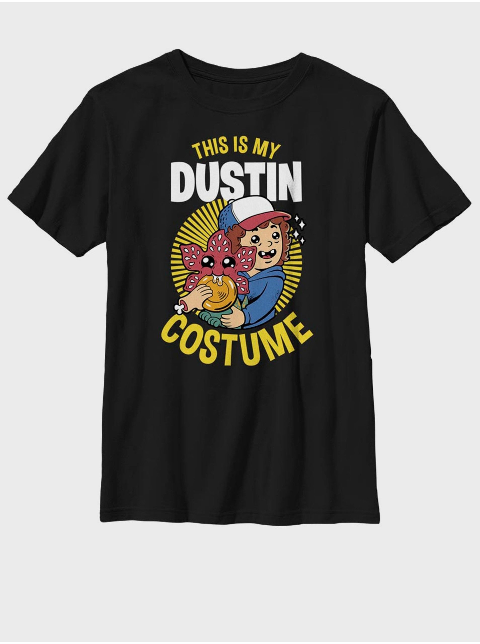E-shop Černé dětské tričko Netflix Dustin Costume ZOOT. FAN