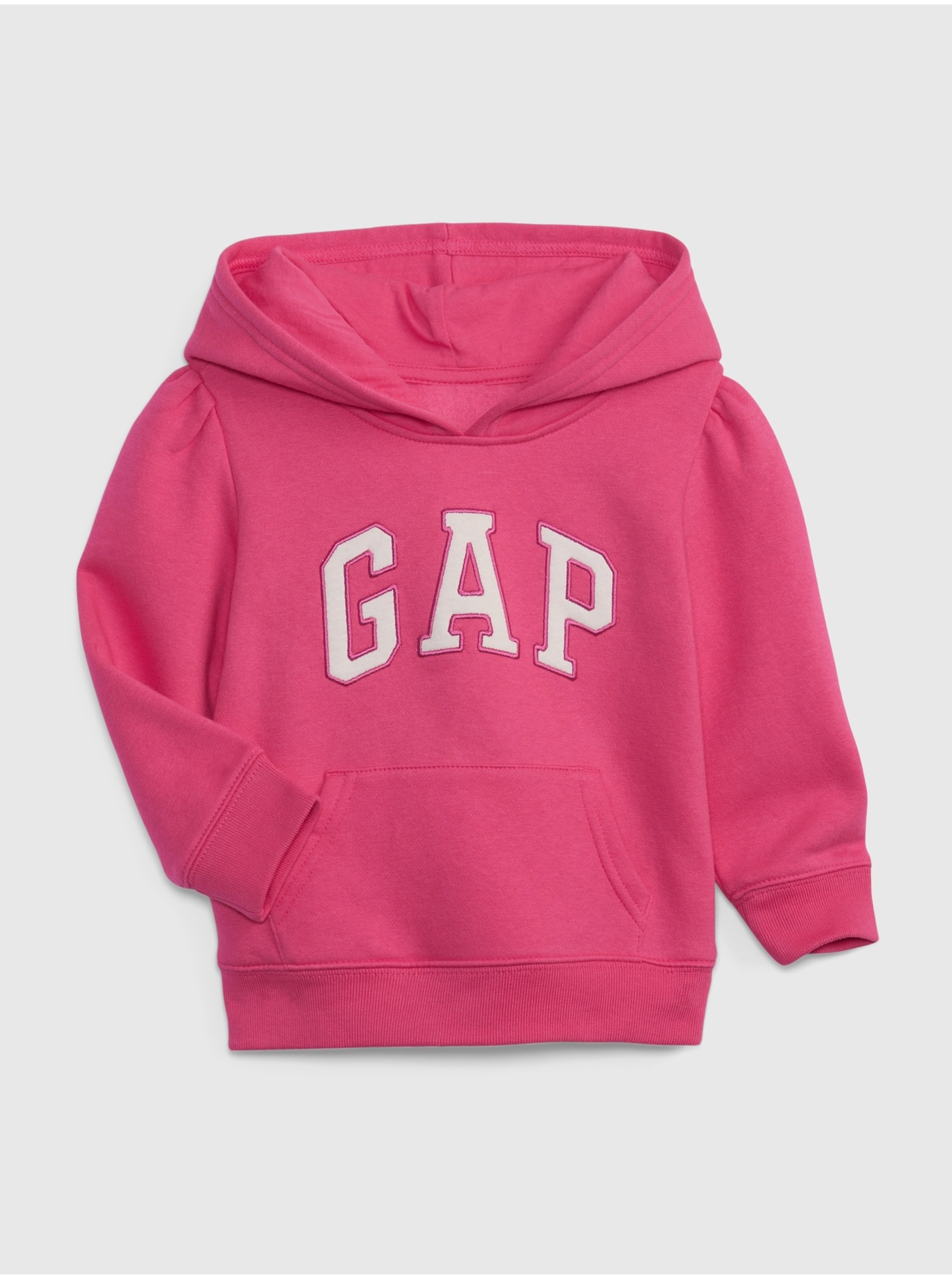 Levně Růžová holčičí mikina GAP logo