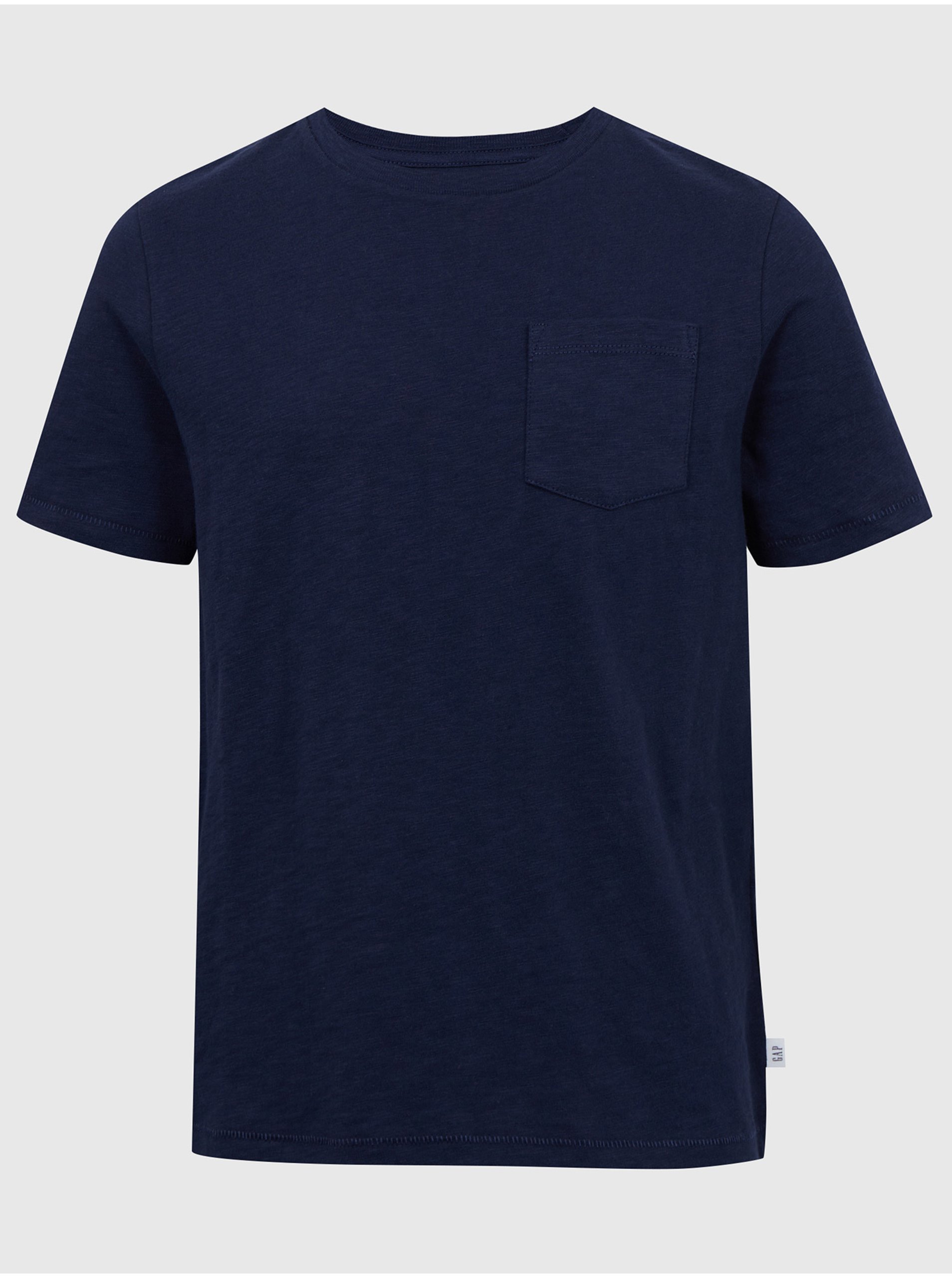 E-shop Modré klučičí polo tričko GAPorganická bavlna