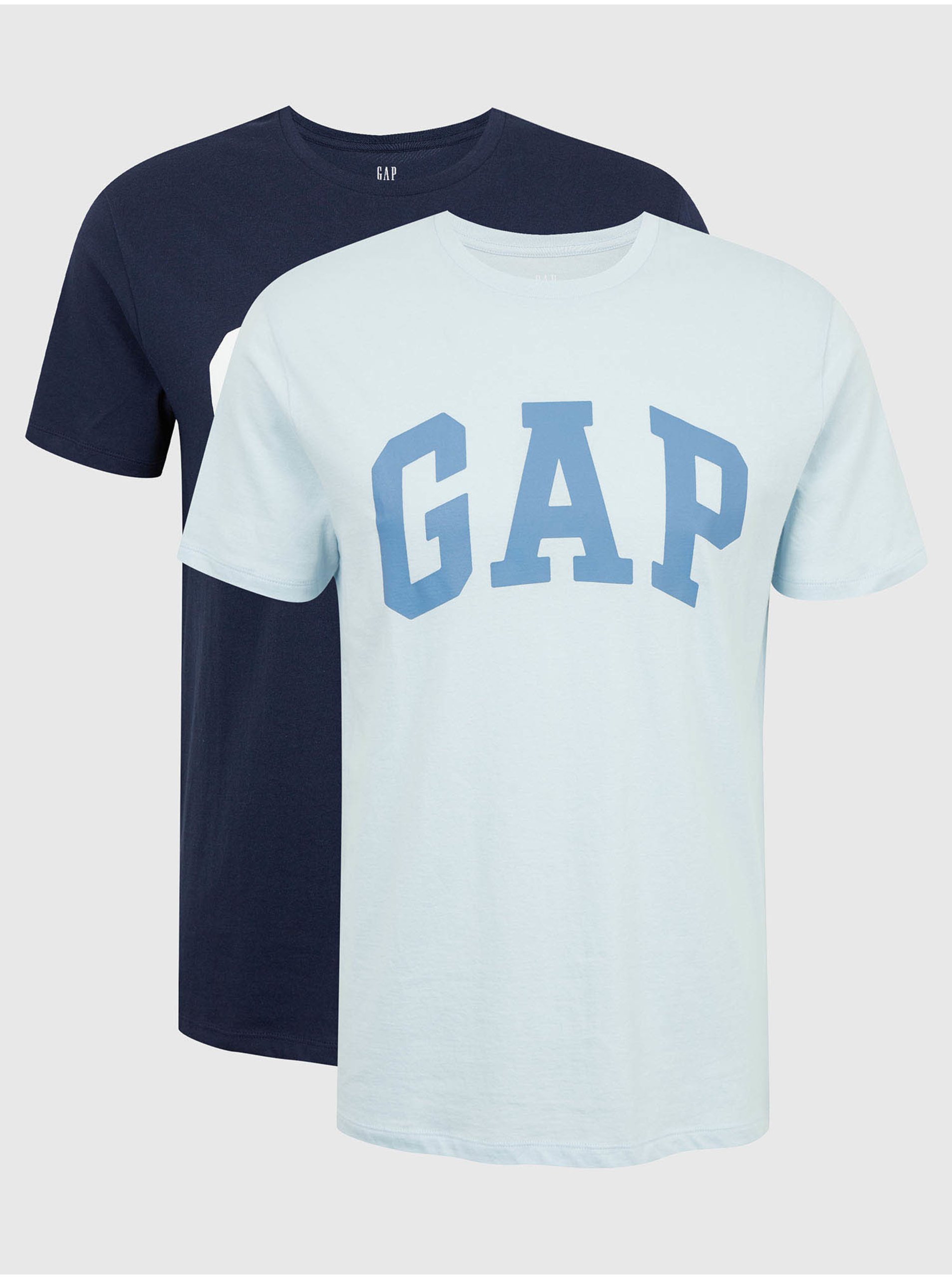 Levně Barevné pánské tričko s logem GAP, 2ks