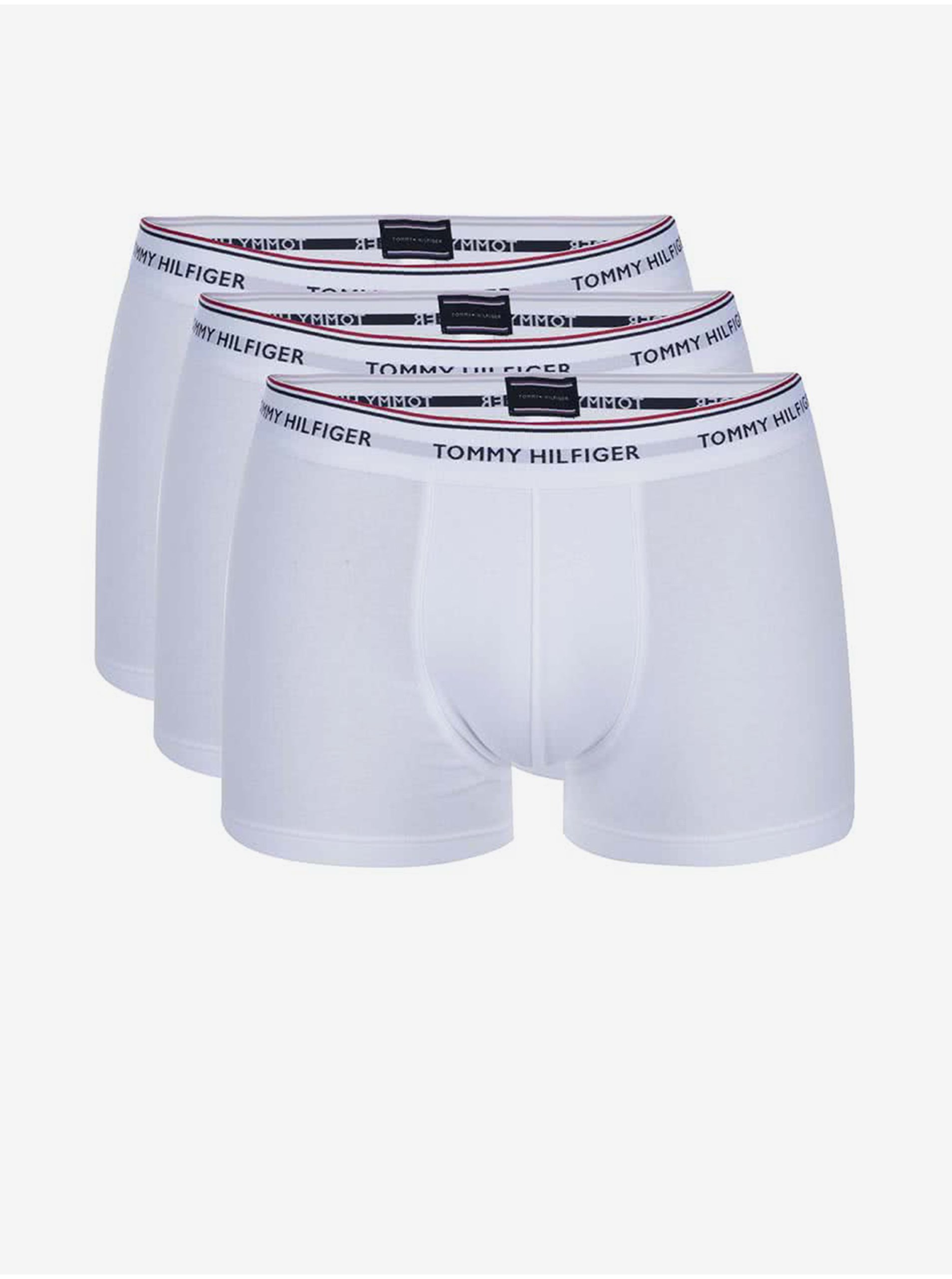 Lacno Kolekcia troch boxeriek v bielej farbe Tommy Hilfiger