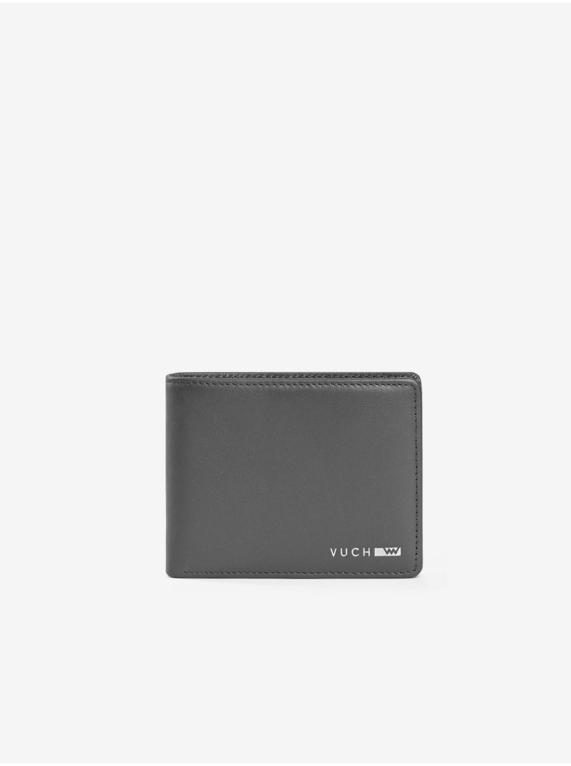 E-shop Světle šedá pánská kožená peněženka VUCH Antos