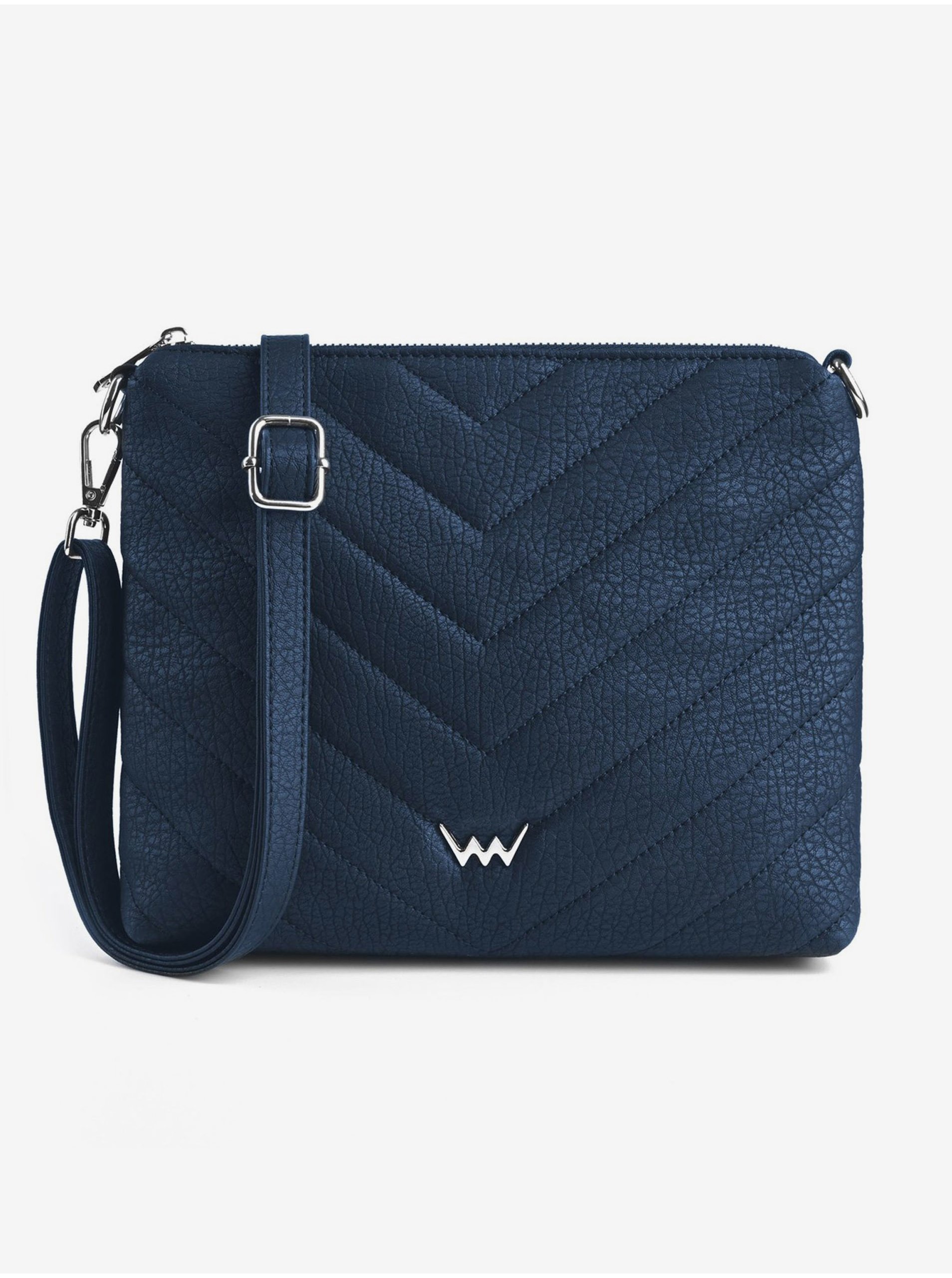 E-shop Tmavě modrá dámská prošívaná crossbody kabelka VUCH Chini