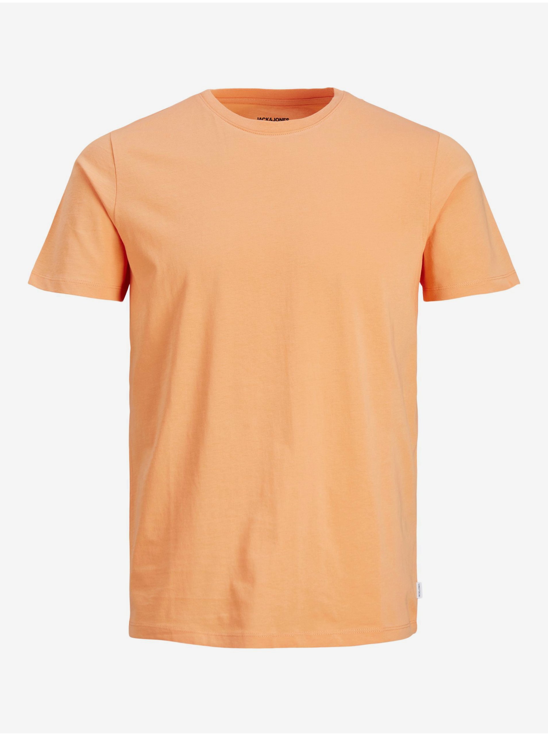E-shop Oranžové pánské basic tričko Jack & Jones