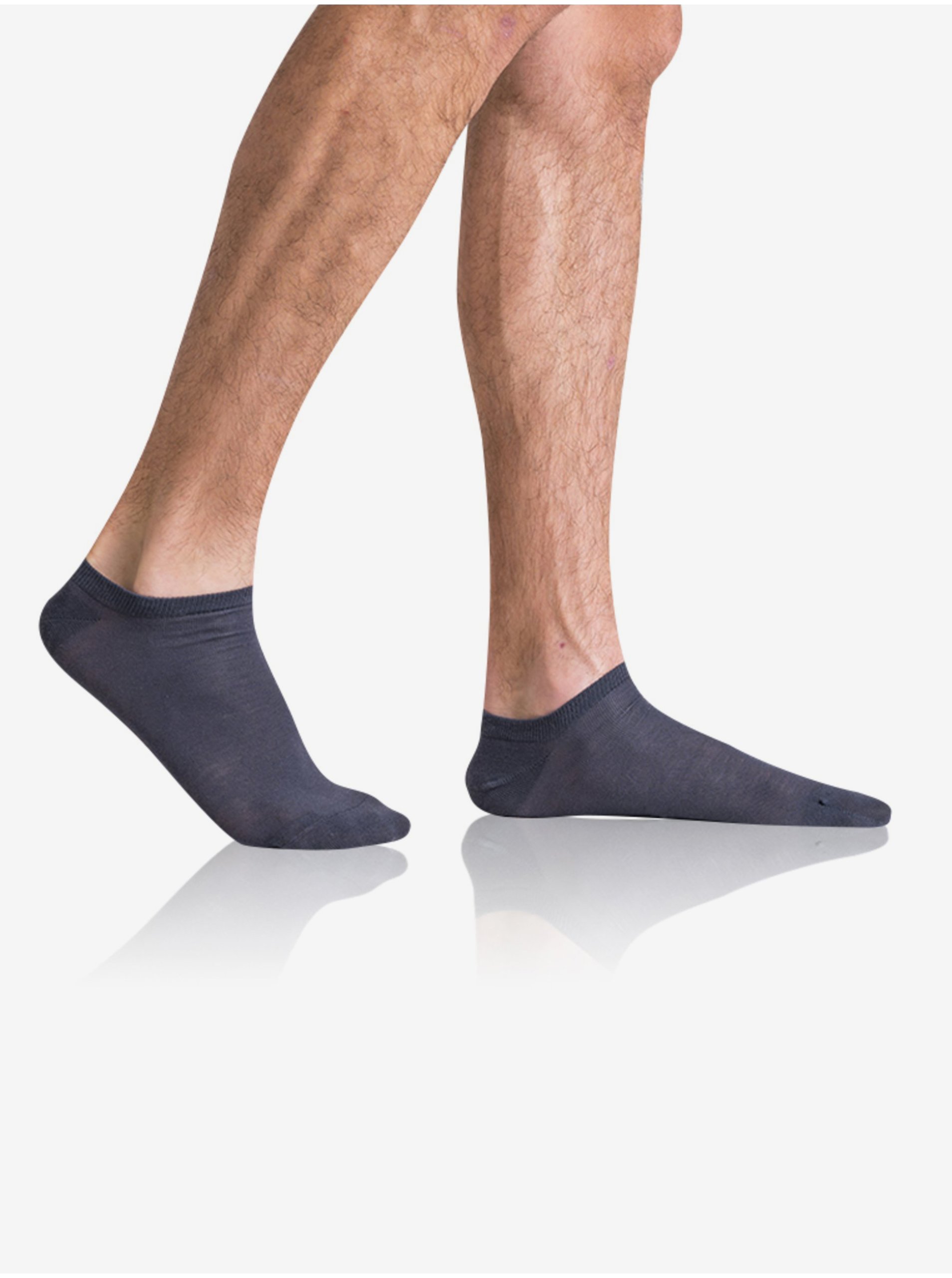 Lacno Šedé pánske ponožky Bellinda GREEN ECOSMART MEN IN-SHOE SOCKS