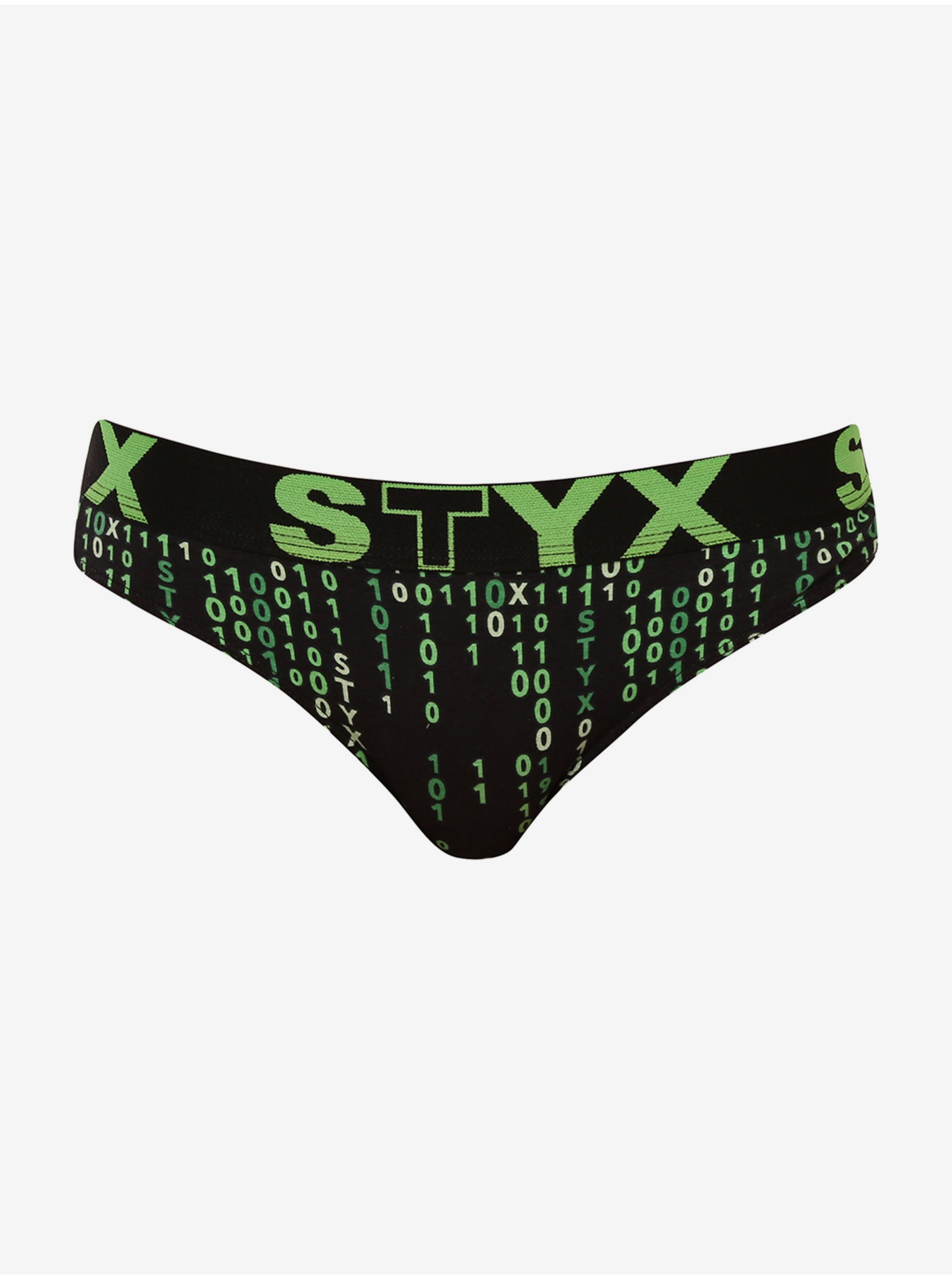 Lacno Nohavičky pre ženy STYX - zelená, čierna