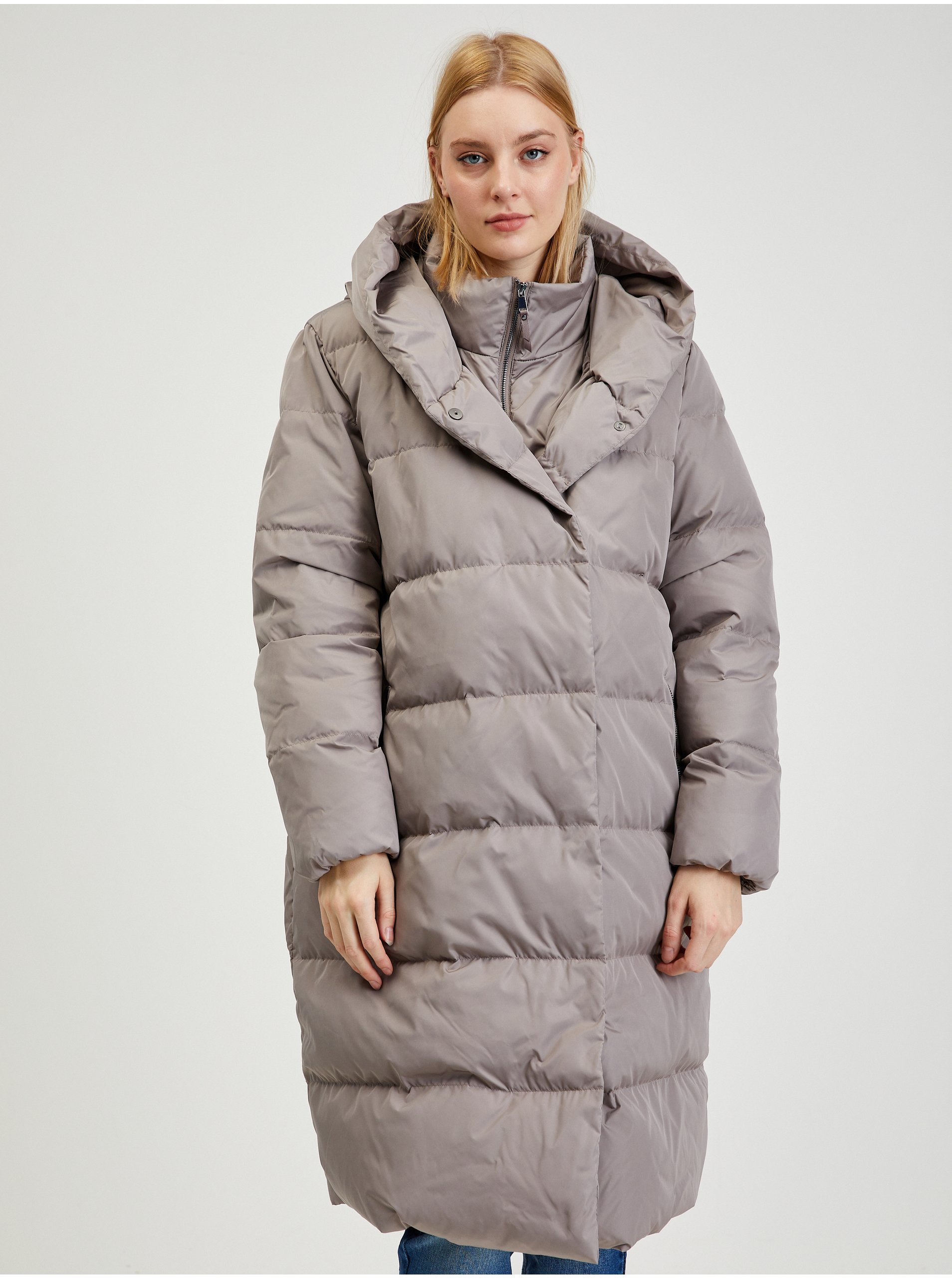 Lacno Kabáty pre ženy ORSAY - sivá