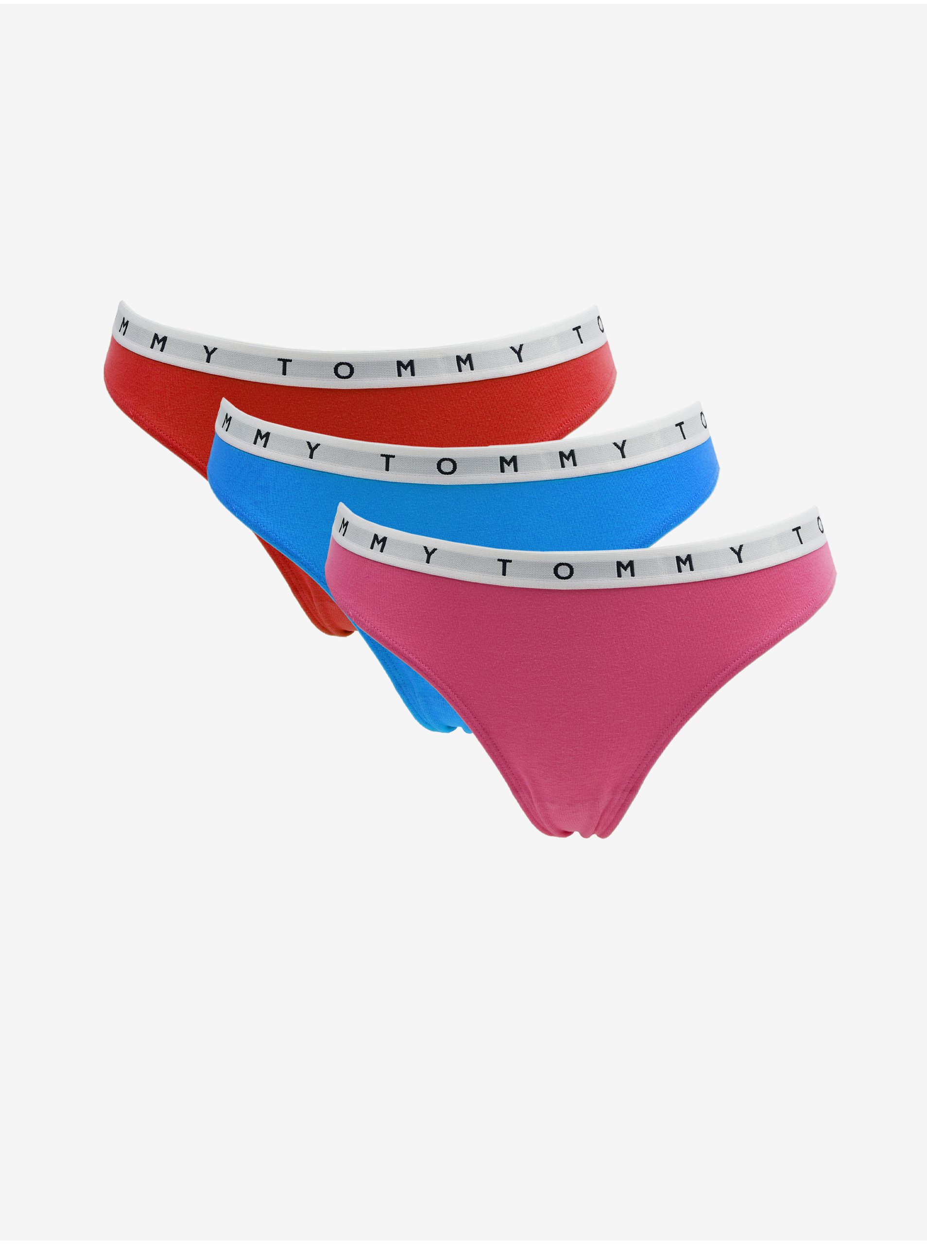 Lacno Nohavičky pre ženy Tommy Hilfiger Underwear - ružová, modrá, červená