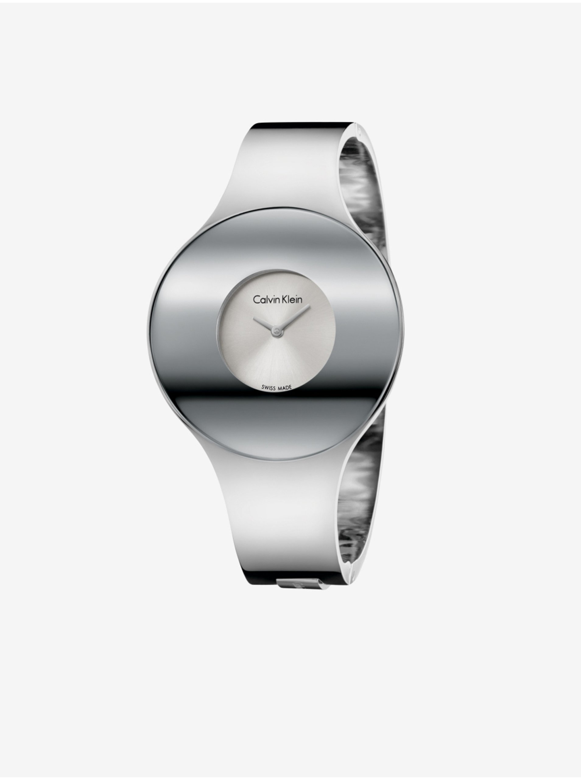 Levně Dámské hodinky ve stříbrné barvě Calvin Klein Seamless