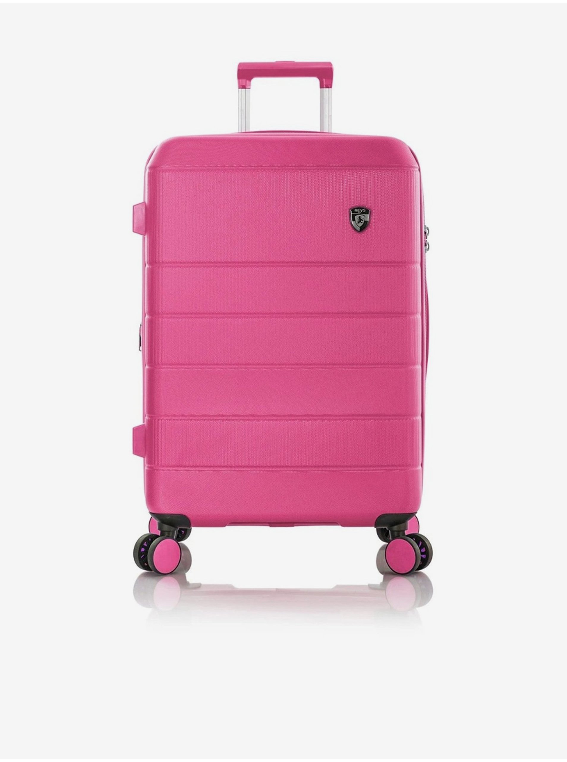 Levně Růžový cestovní kufr Heys Neo M