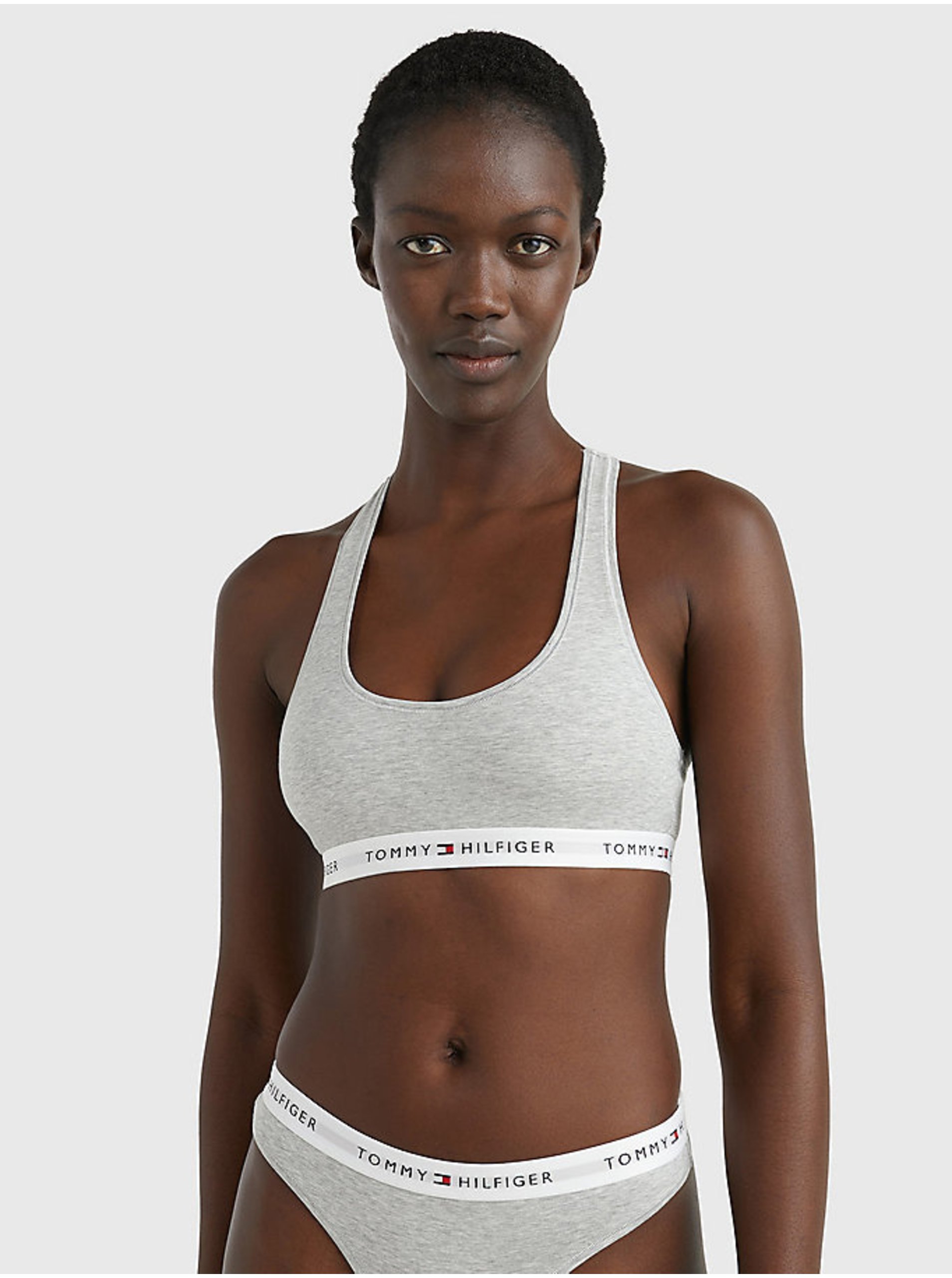 E-shop Športové podprsenky pre ženy Tommy Hilfiger Underwear - sivá