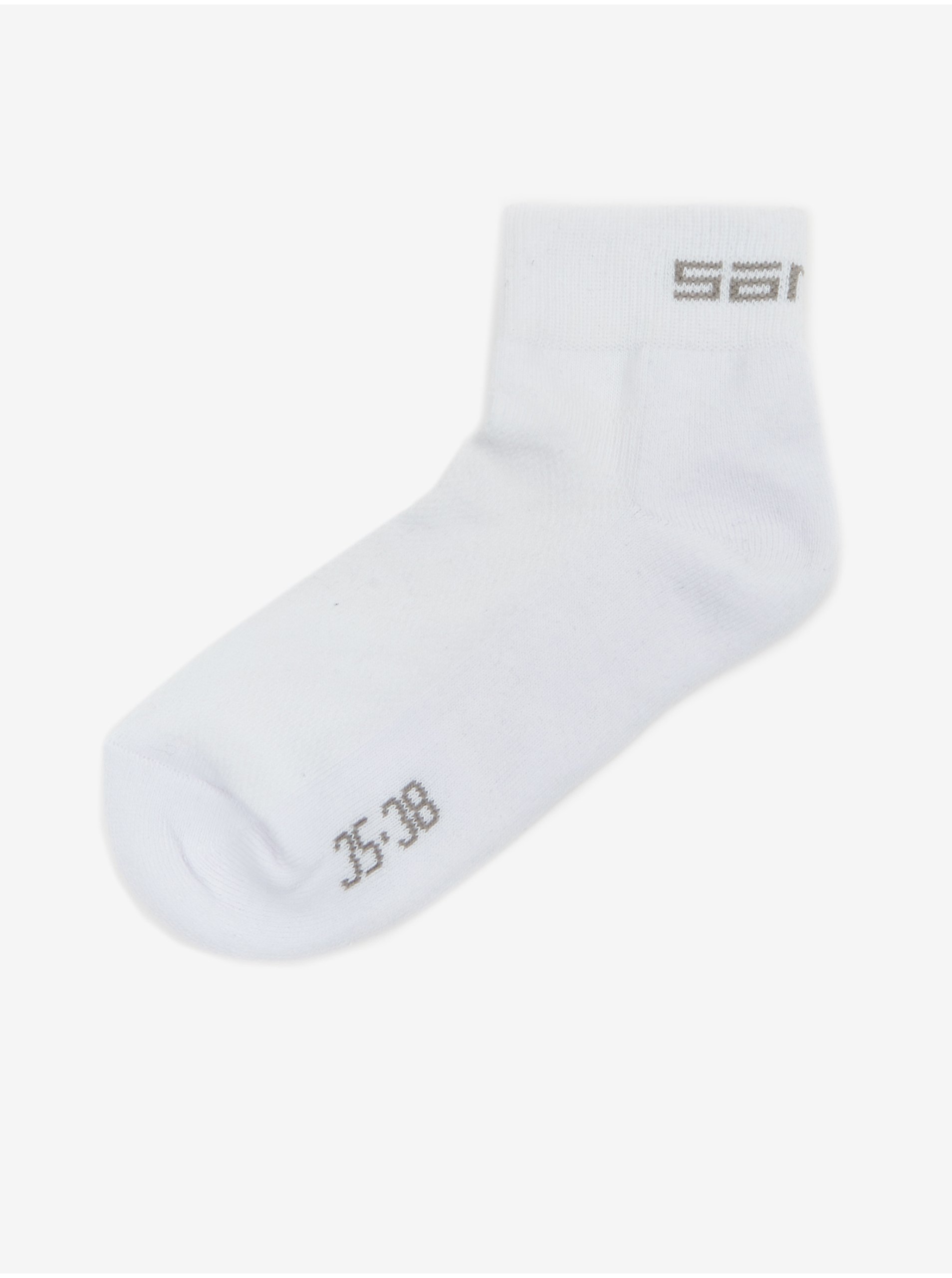 Levně Bílé ponožky SAM 73