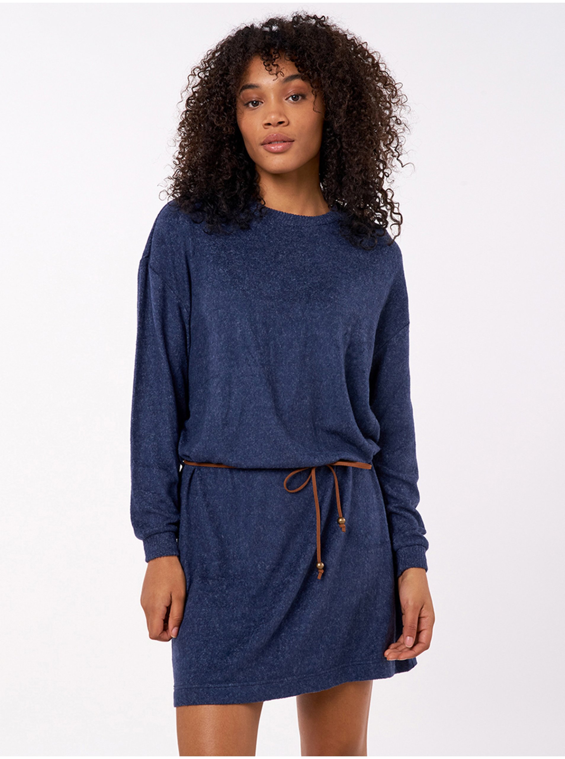 E-shop Mikinové a svetrové šaty pre ženy Rip Curl - tmavomodrá