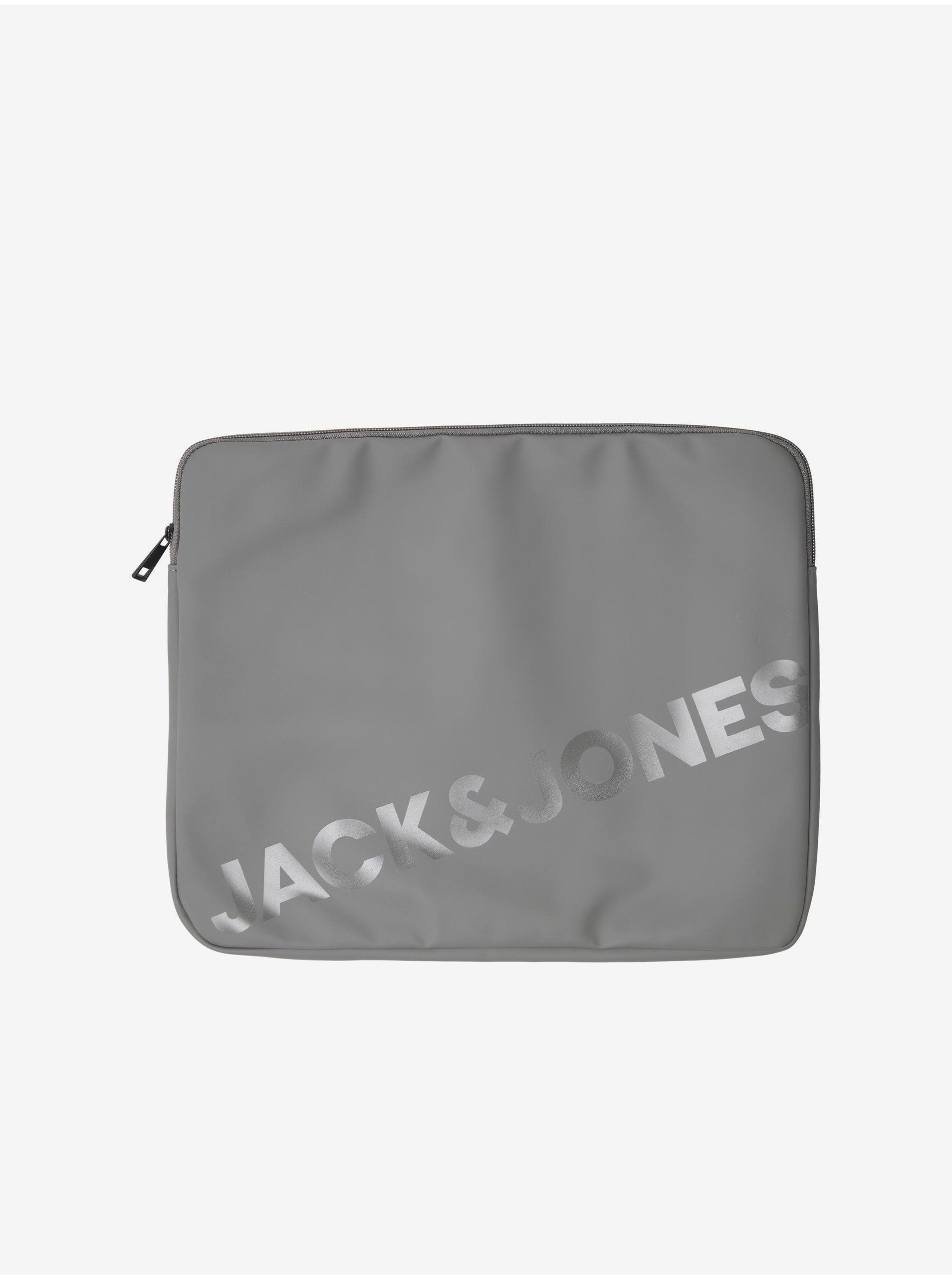 Levně Šedý pánský obal na notebook Jack & Jones Cowen