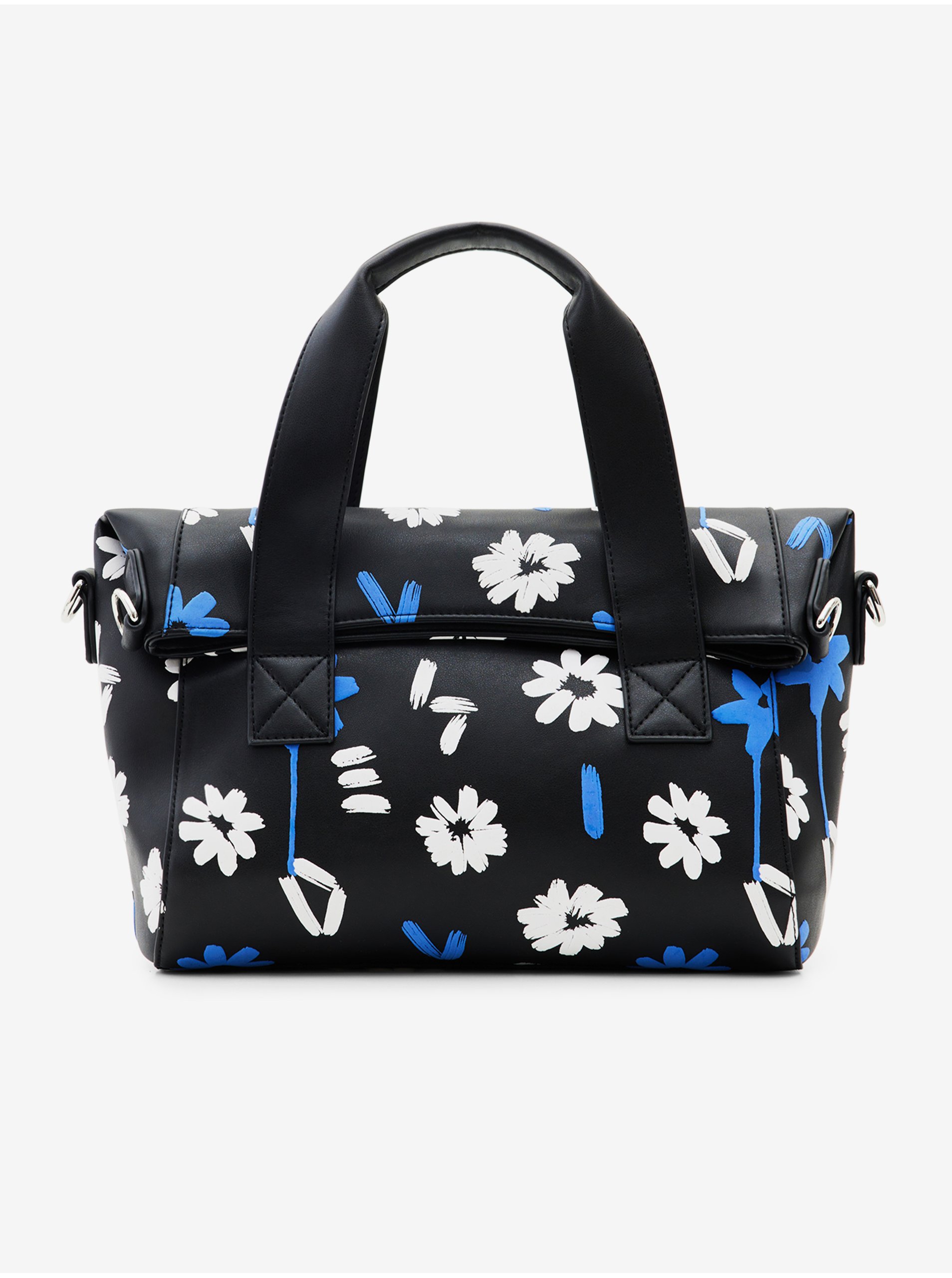 E-shop Černá dámská květovaná kabelka Desigual Margy Loverty 2.0