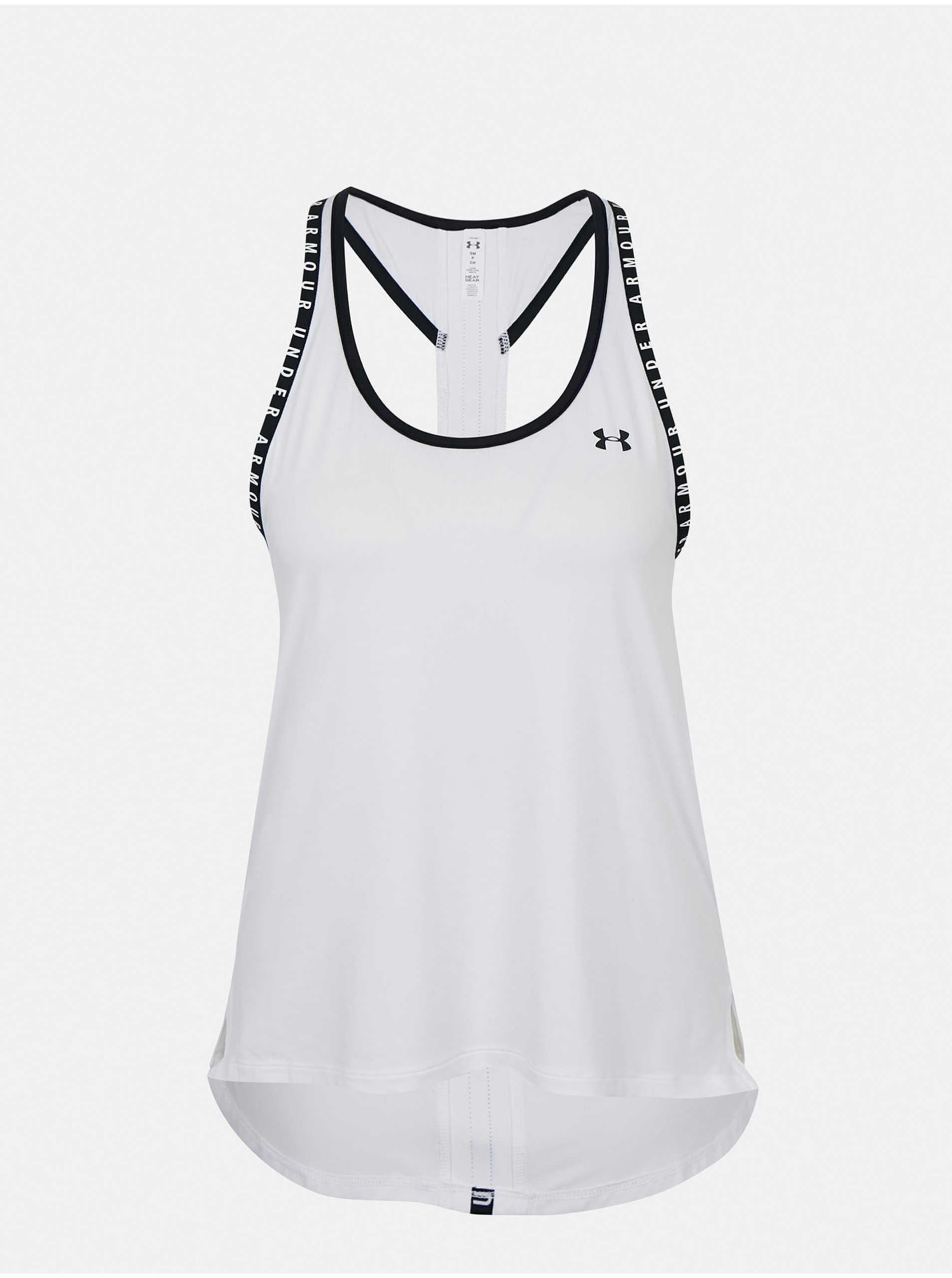 Levně Bílé sportovní tílko Under Armour UA Knockout Tank