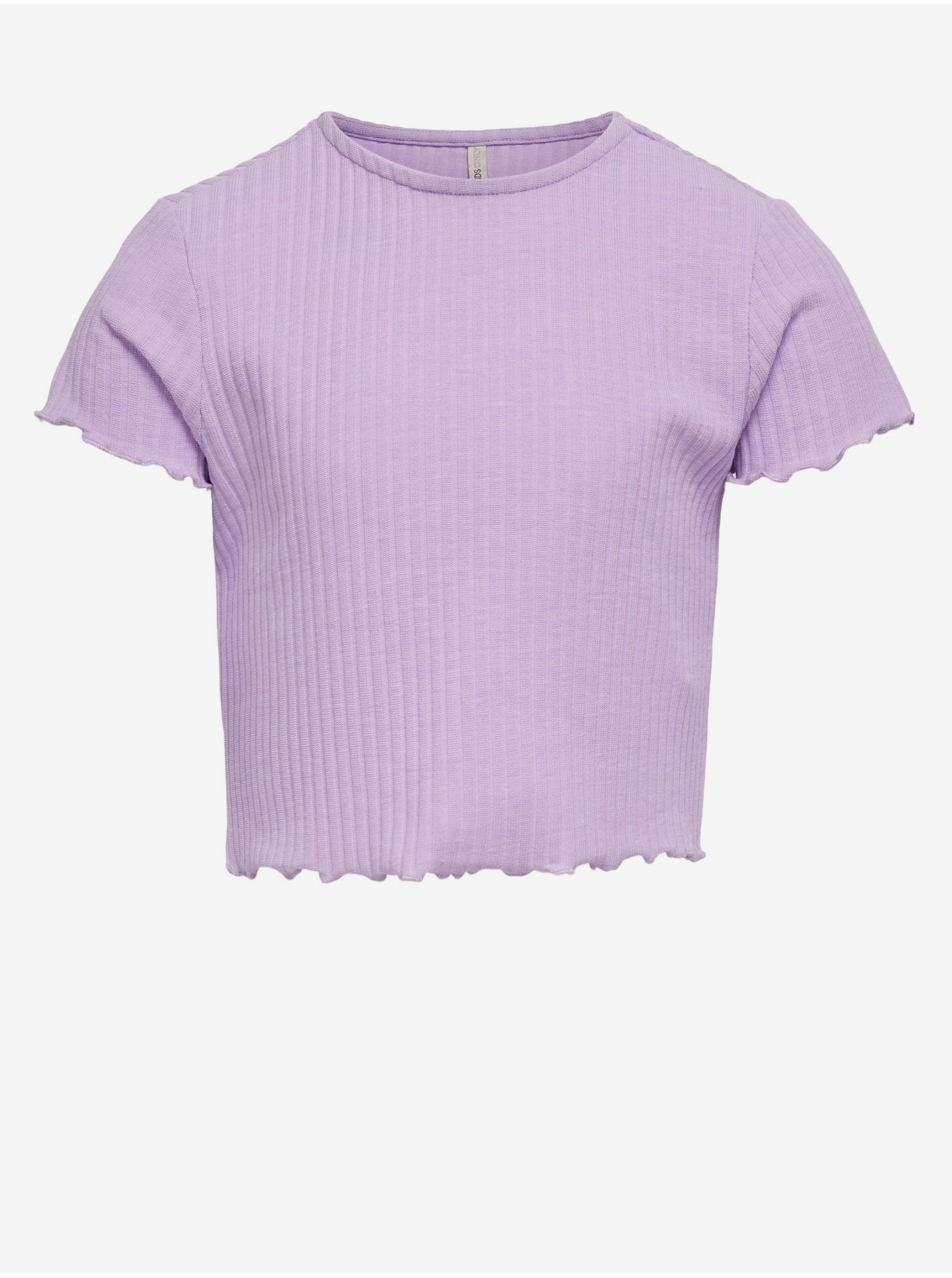 E-shop Světle fialové holčičí tričko ONLY Nella