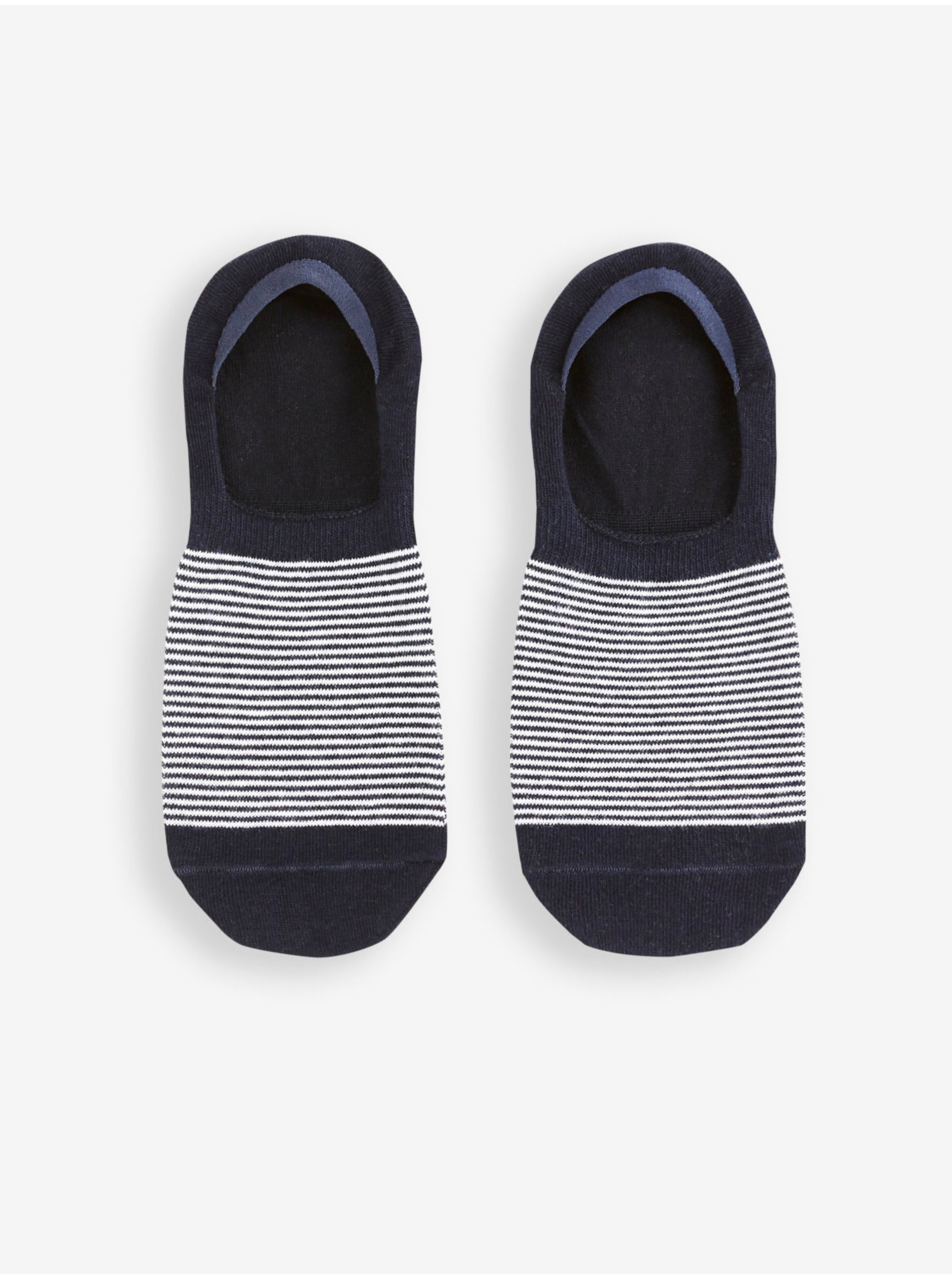 E-shop Tmavě modré pánské proužkované ponožky Celio Dimiray