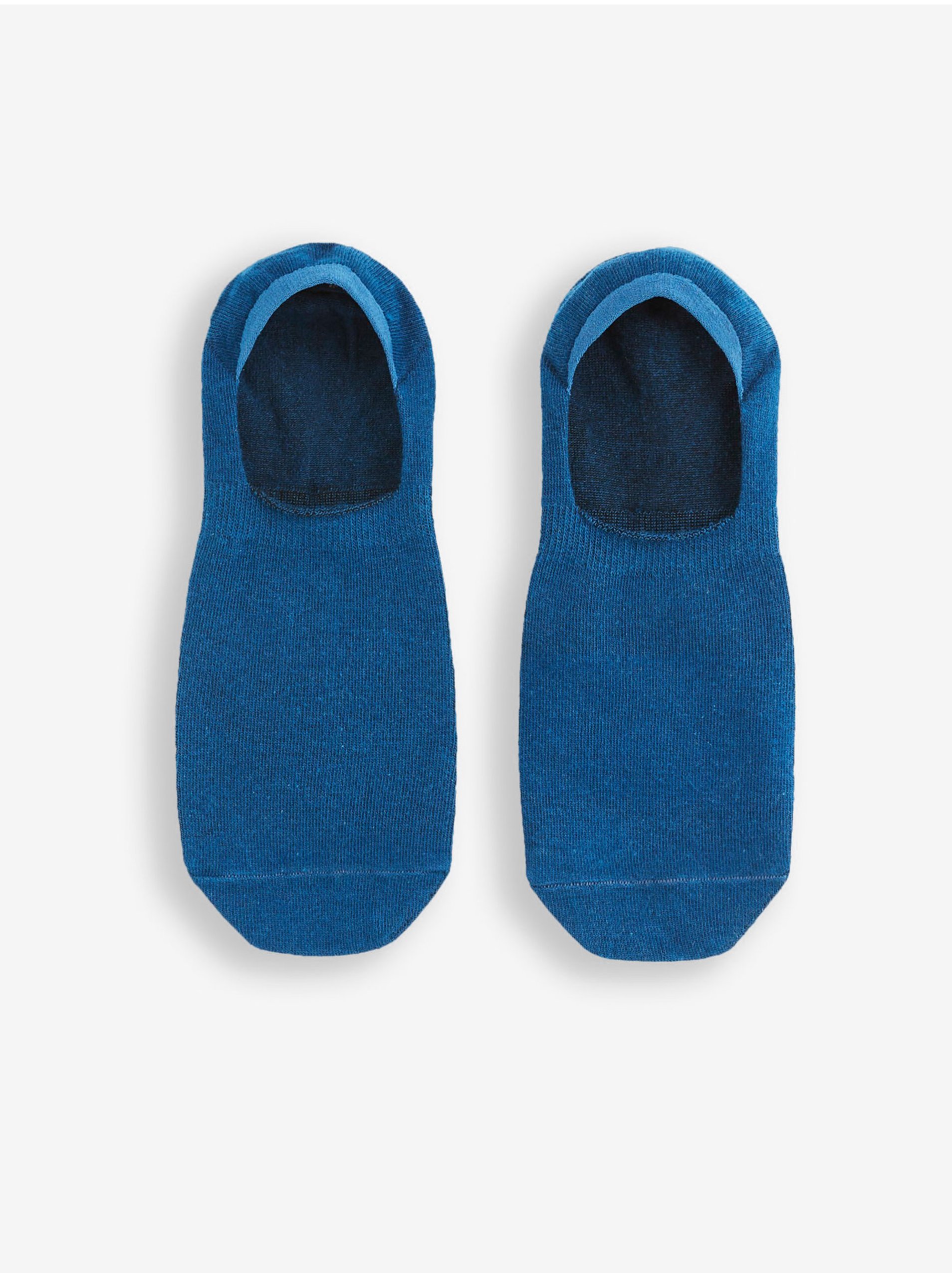 Levně Modré pánské kotníkové ponožky Celio Misible