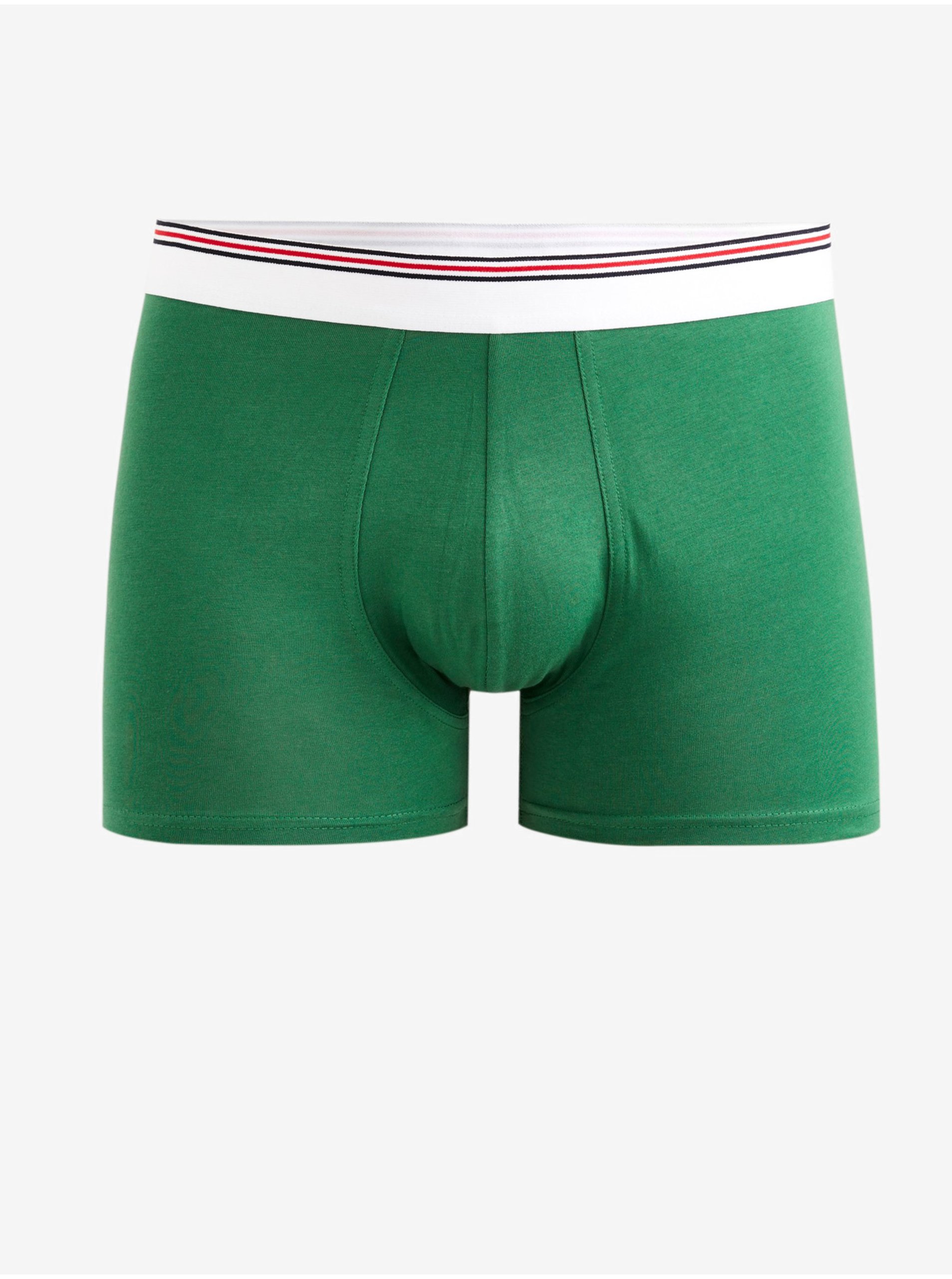 E-shop Boxerky pre mužov Celio - zelená, biela, červená