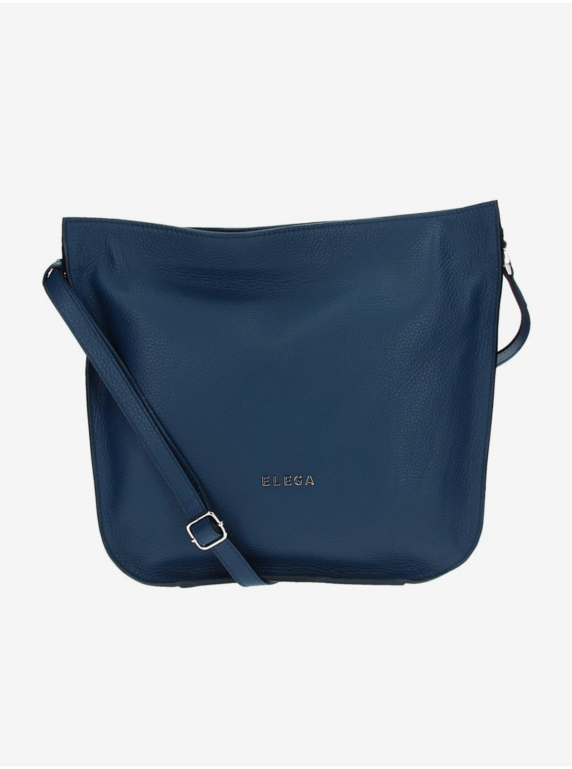 E-shop Tmavě modrá dámská kožená crossbody kabelka ELEGA Hobie