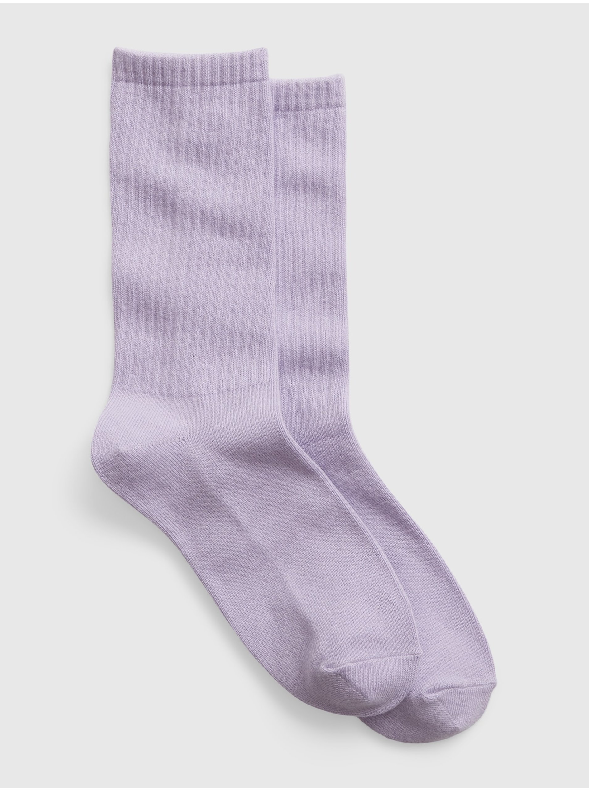 Levně Světle fialové pánské bavlněné ponožky GAP