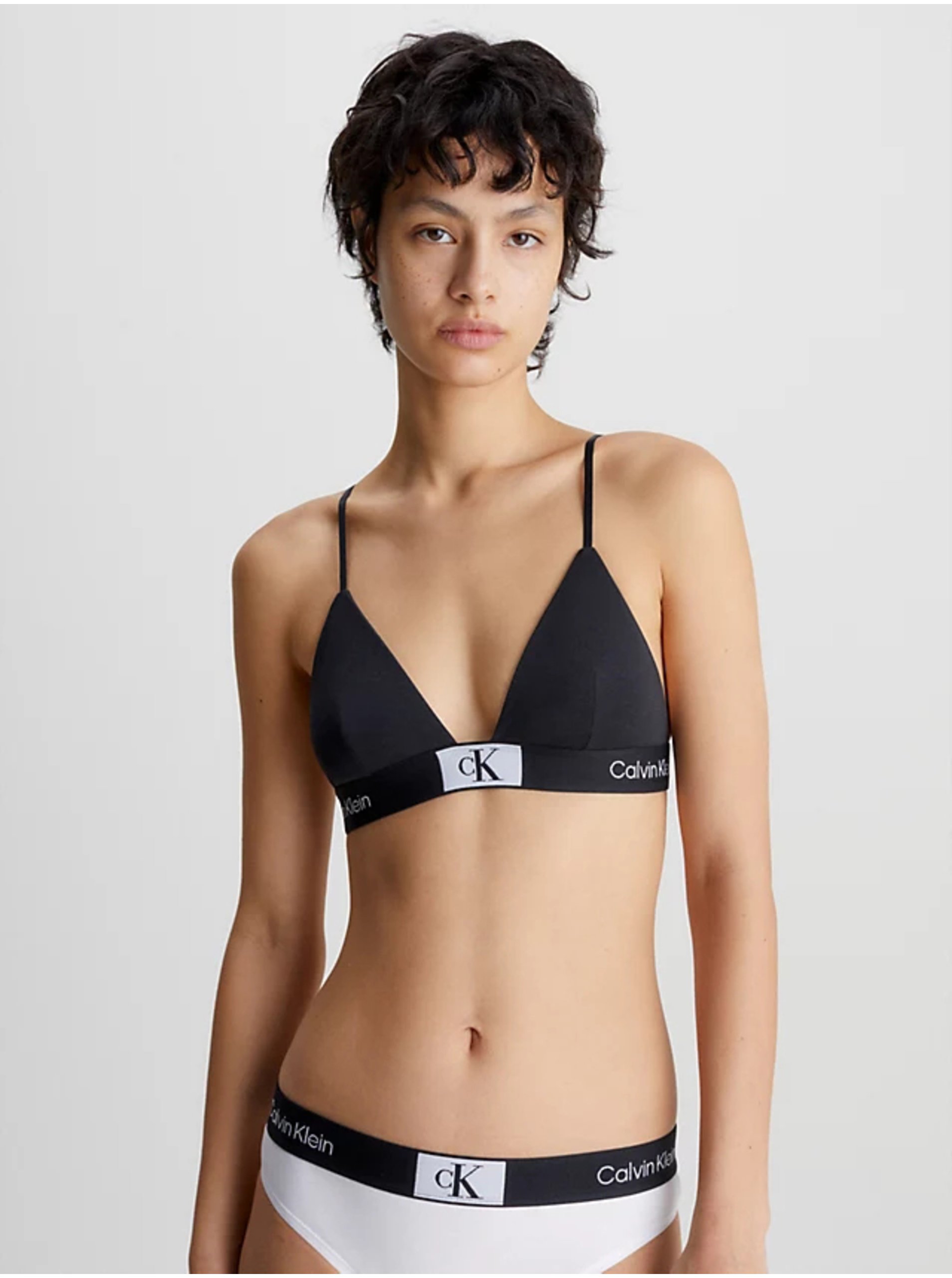 Levně Černá dámská podprsenka Calvin Klein Underwear