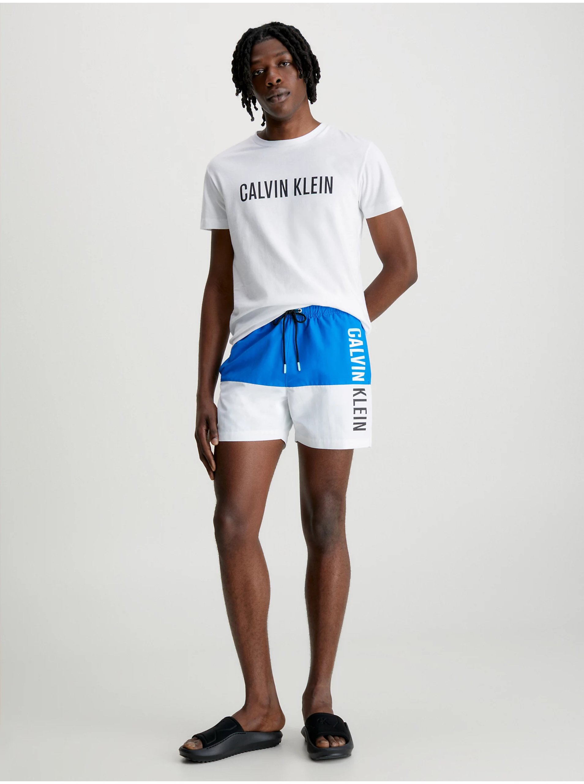Lacno Tričká s krátkym rukávom pre mužov Calvin Klein Underwear - biela