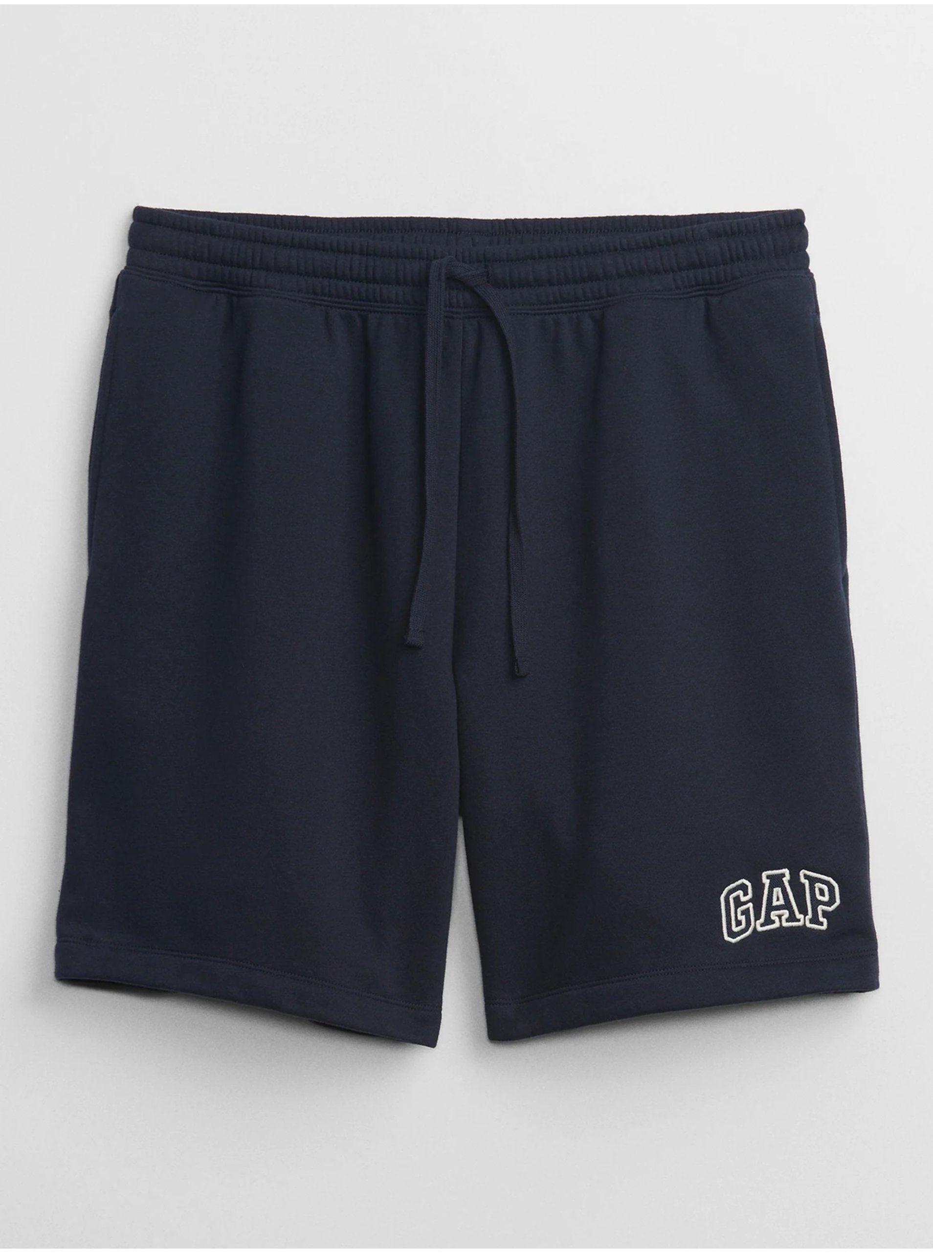 Lacno Tmavomodré pánske šortky s logom GAP