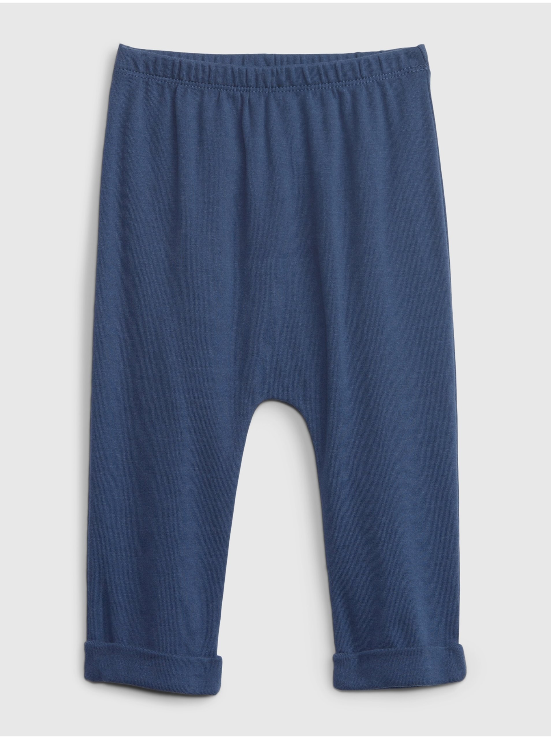 E-shop Tmavě modré klučičí bavlněné kalhoty GAP Brannan