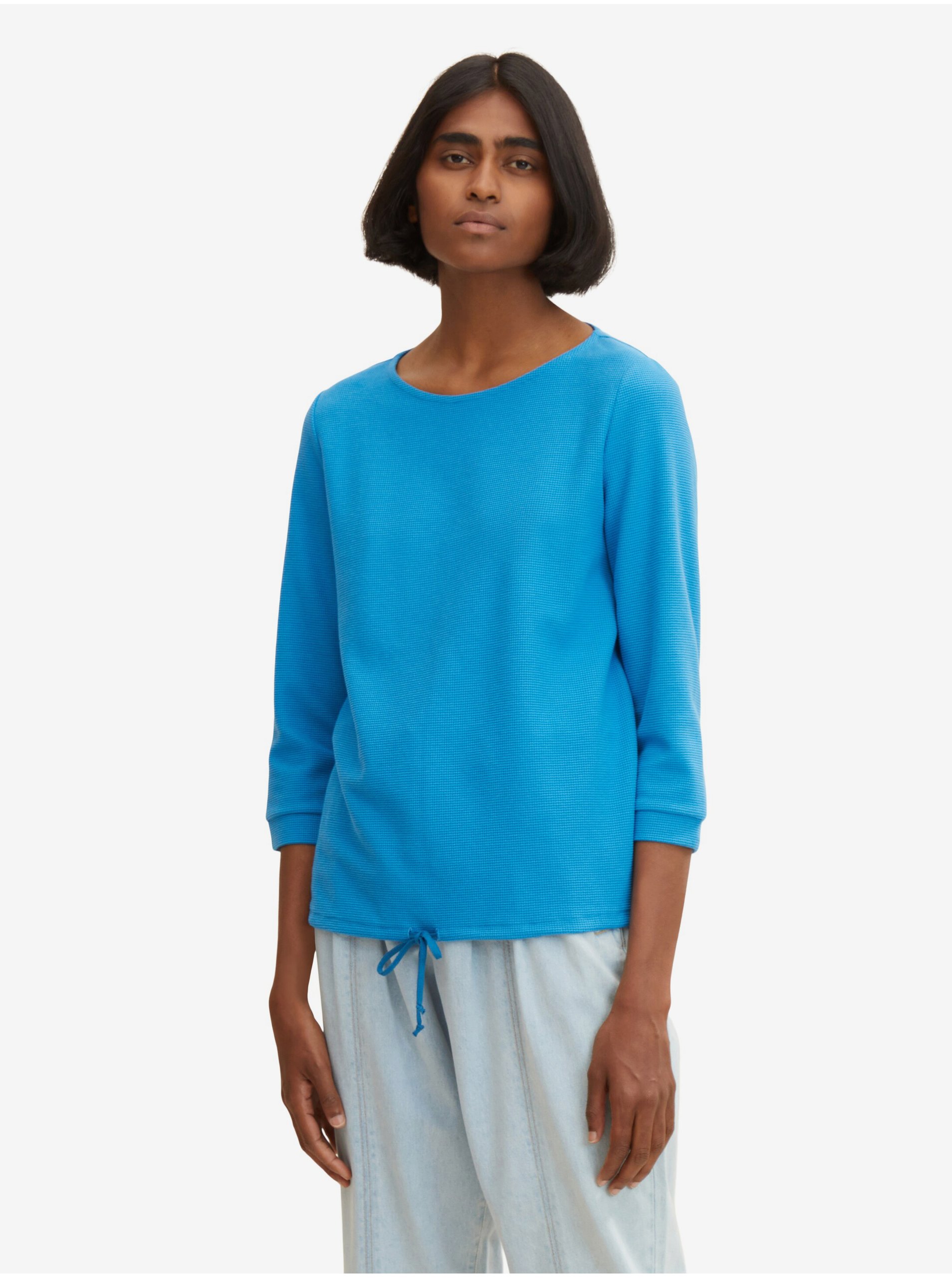 E-shop Modré dámské tričko Tom Tailor