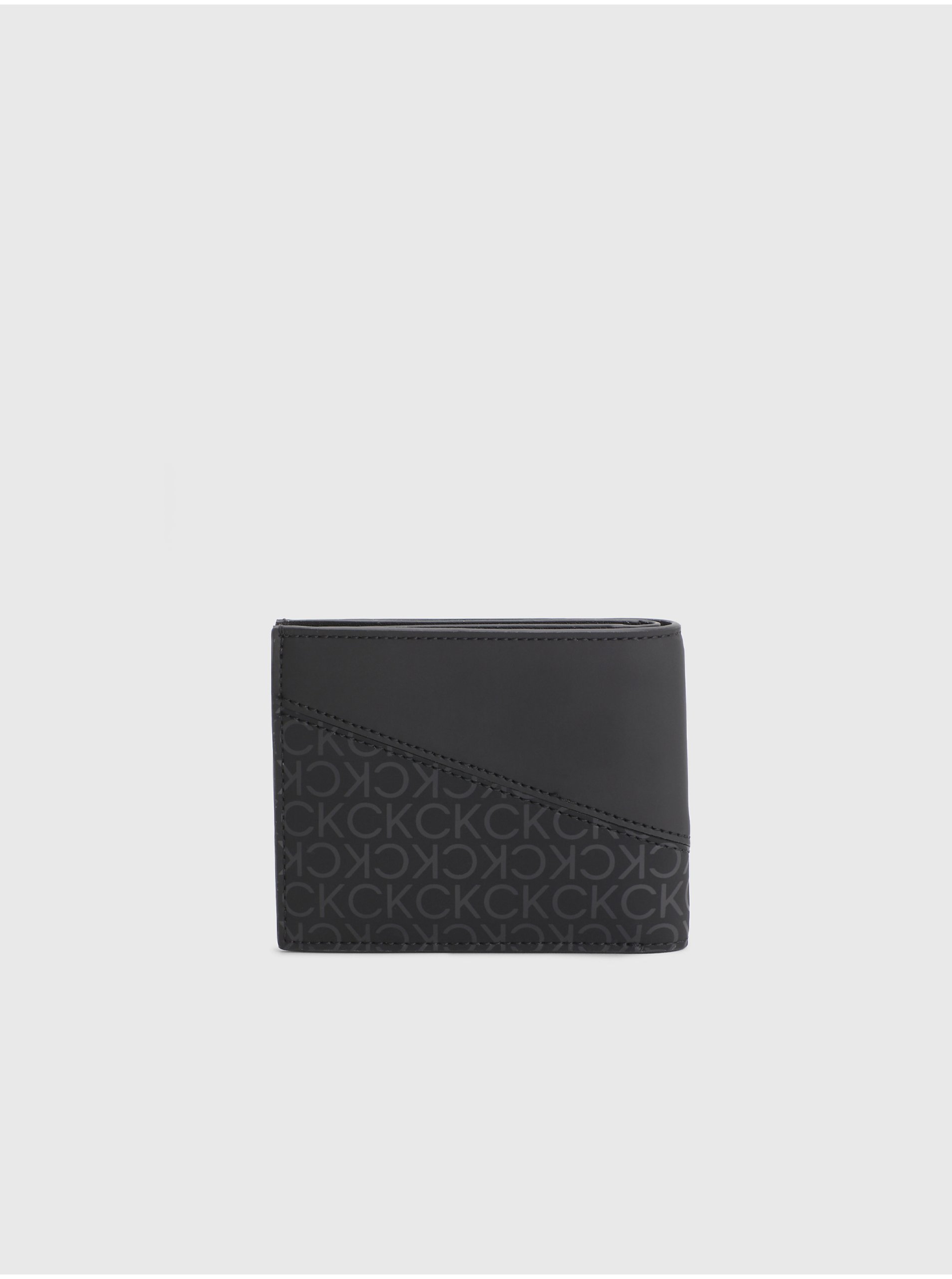 E-shop Černá pánská vzorovaná peněženka Calvin Klein