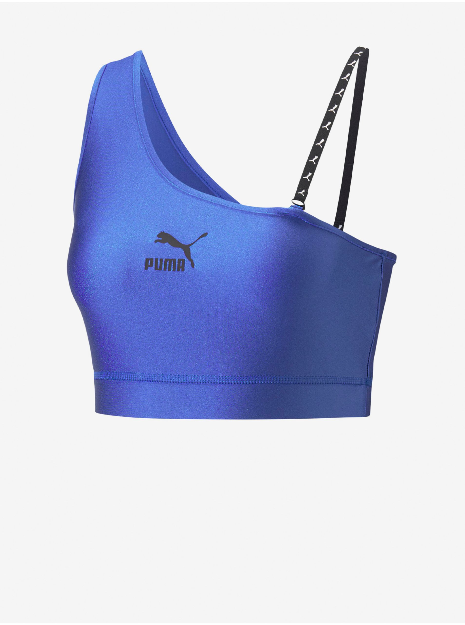 Lacno Športové podprsenky pre ženy Puma - modrá