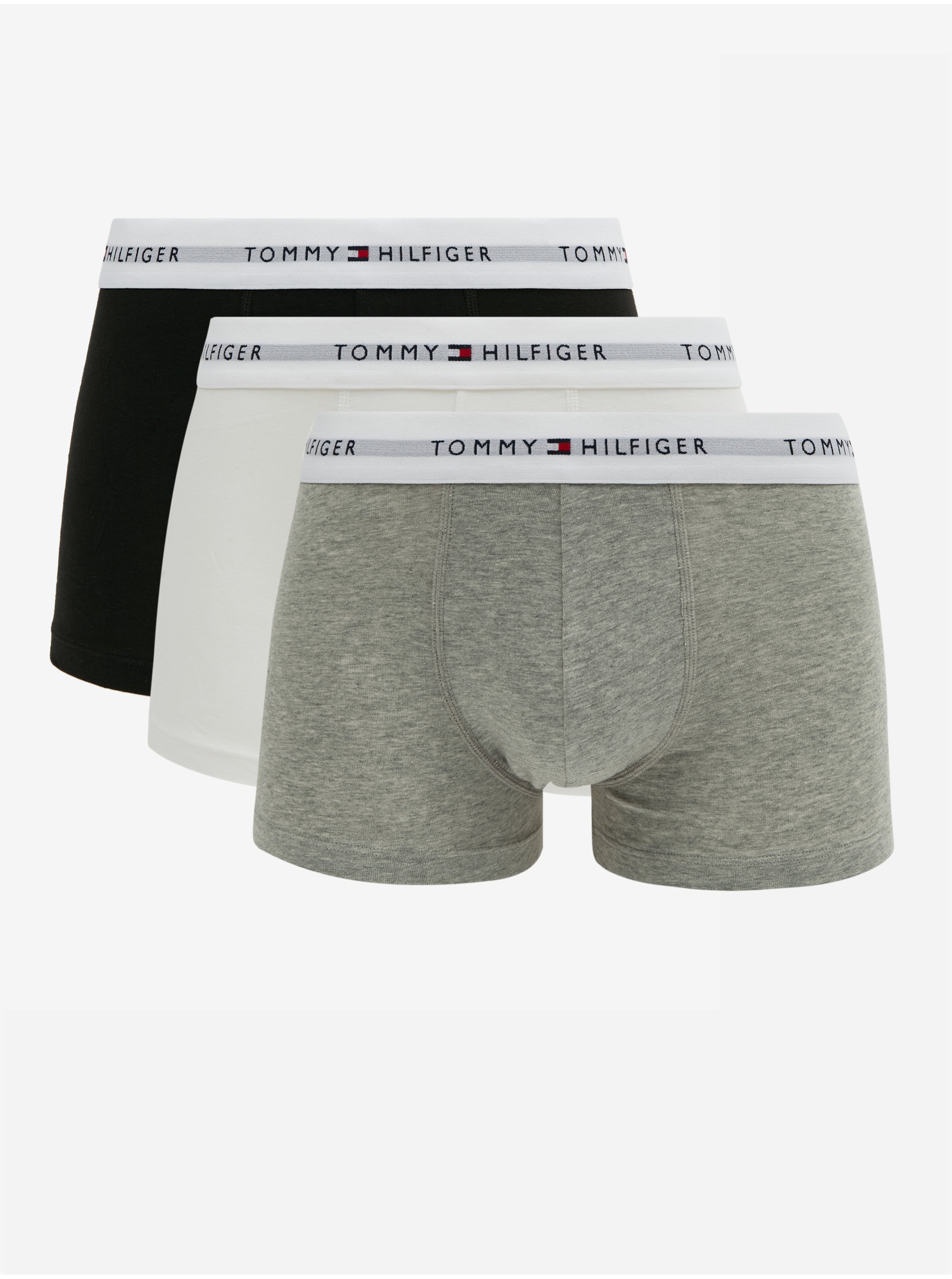 Lacno Boxerky pre mužov Tommy Hilfiger Underwear - sivá, čierna, biela