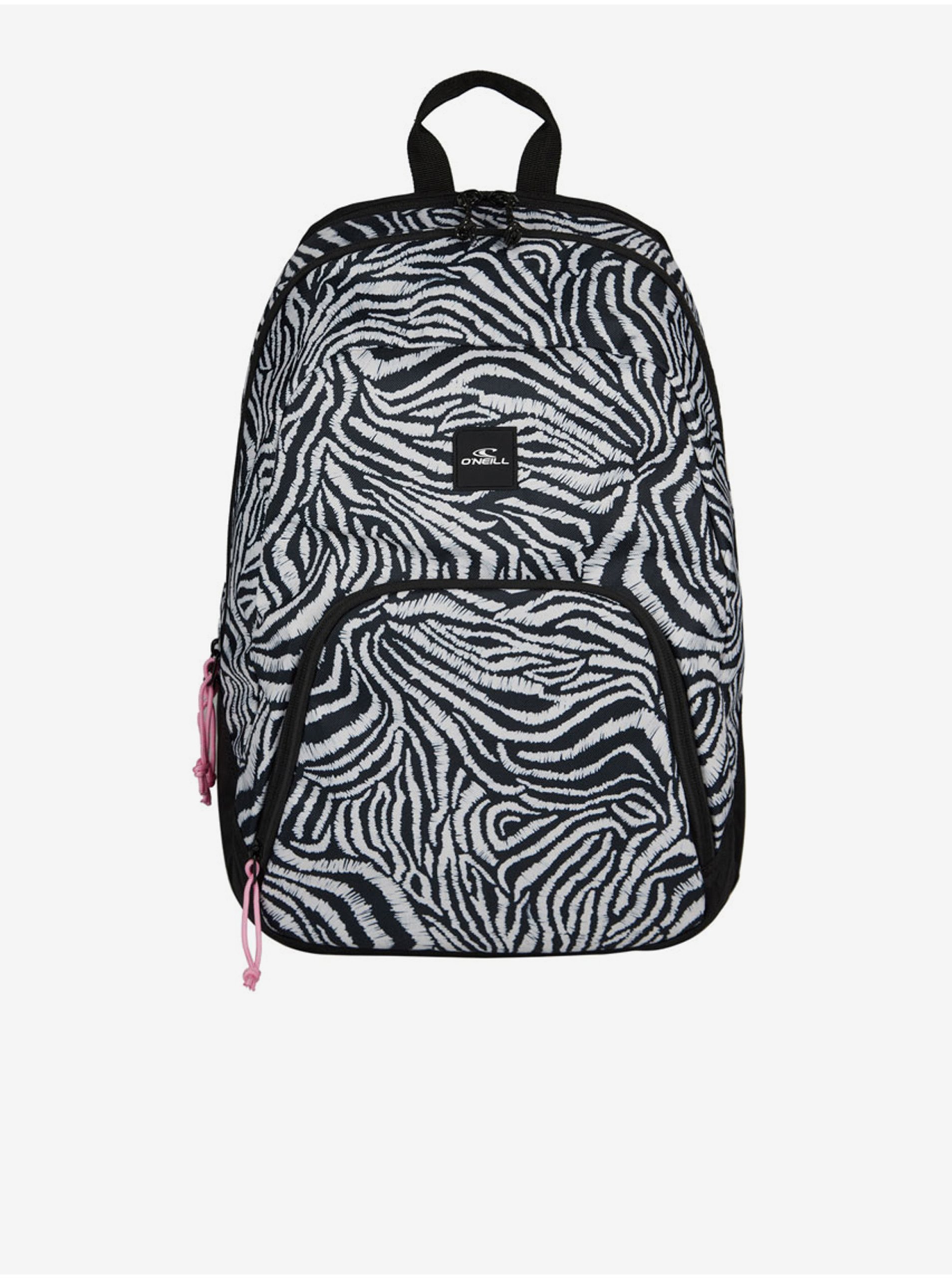 Levně Bílo-černý batoh si zvířecím vzorem O'Neill WEDGE BACKPACK