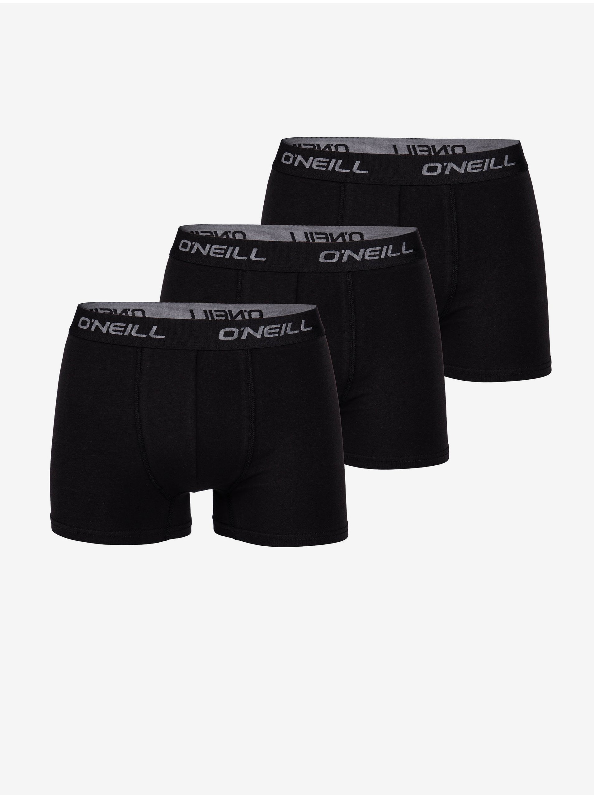 E-shop Sada tří pánských boxerek v černé barvě O'Neill MEN BOXER 3PK