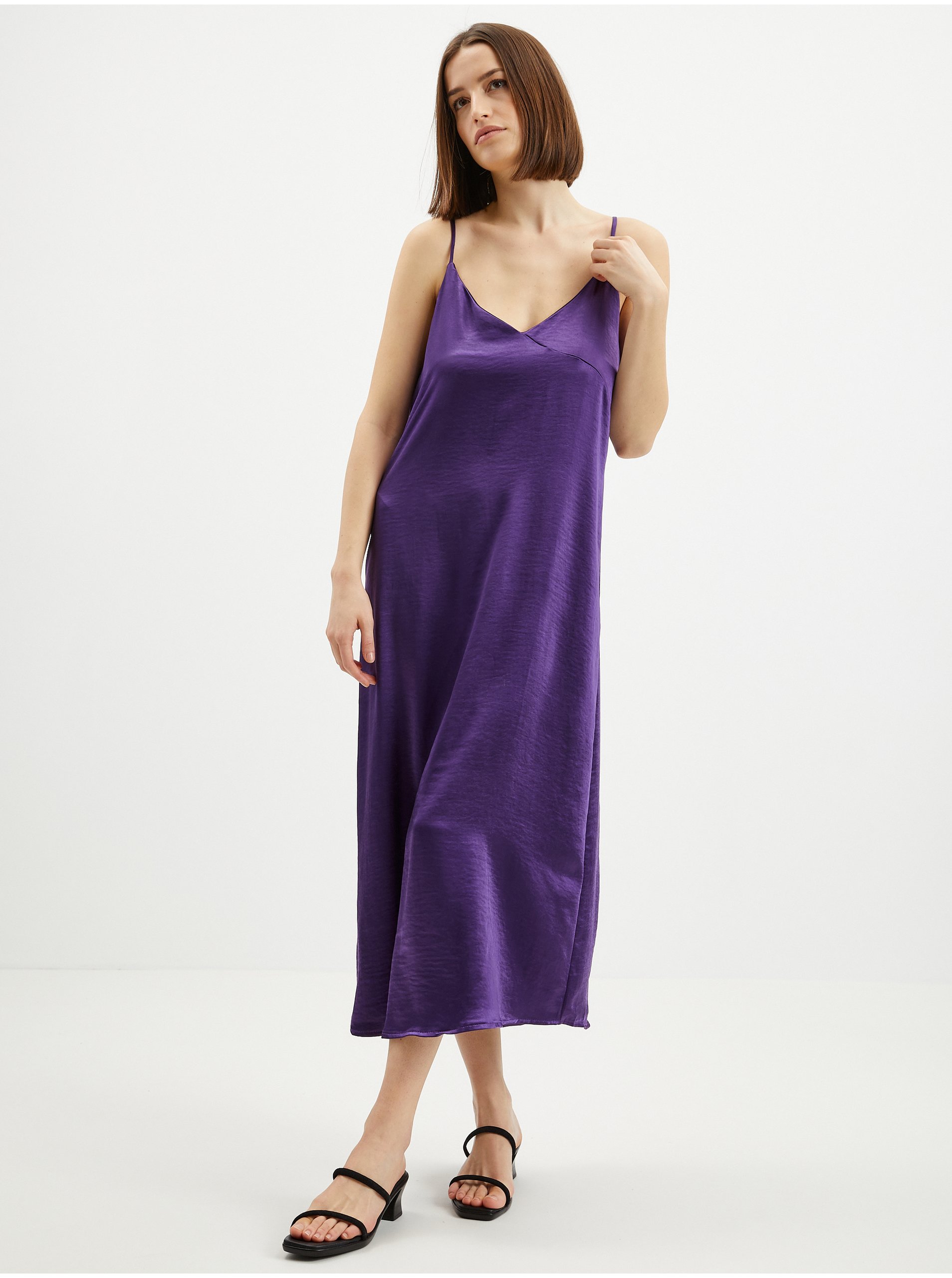 Lacno Letné a plážové šaty pre ženy ONLY - fialová