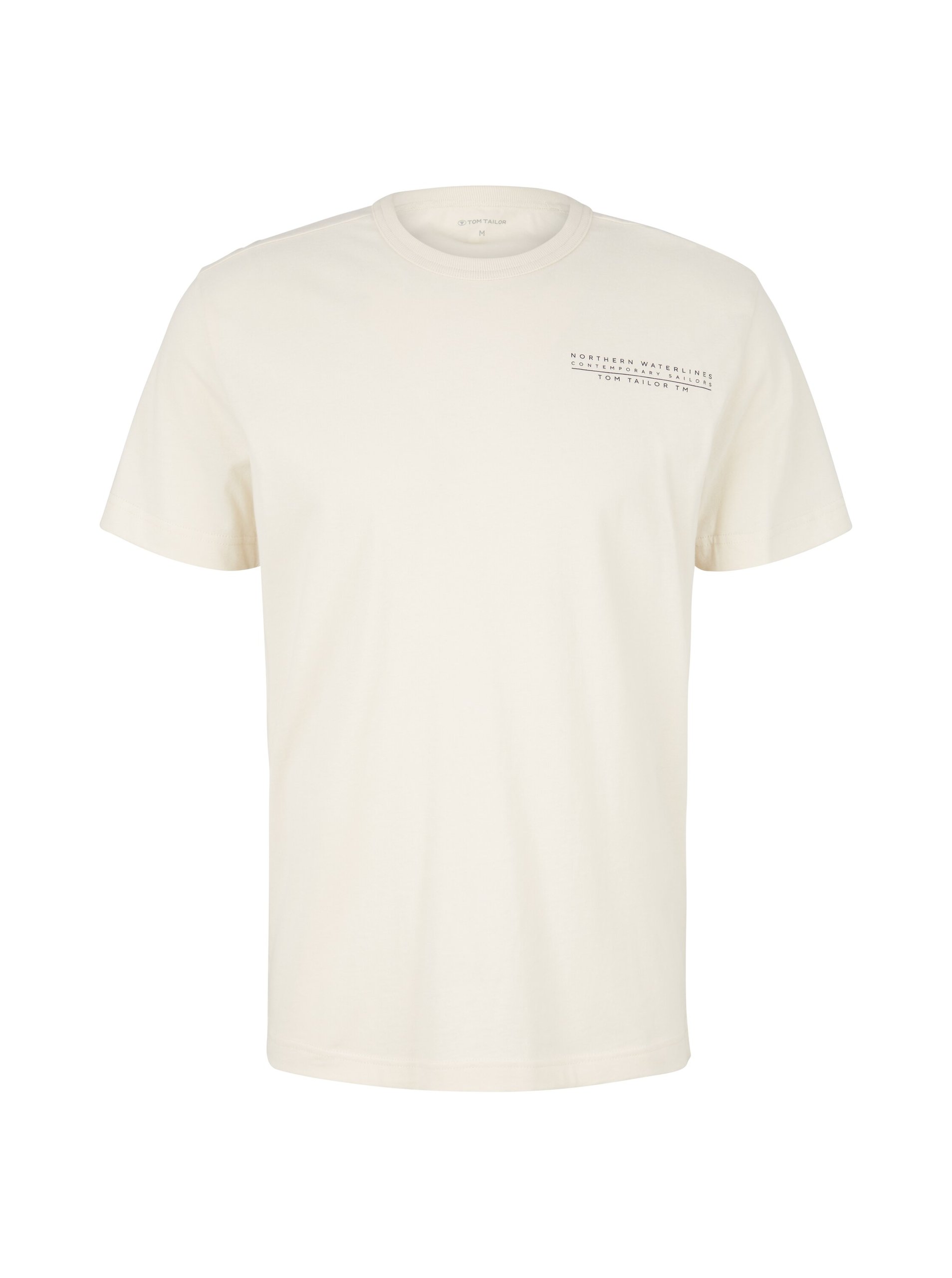 Levně Béžové pánské tričko Tom Tailor