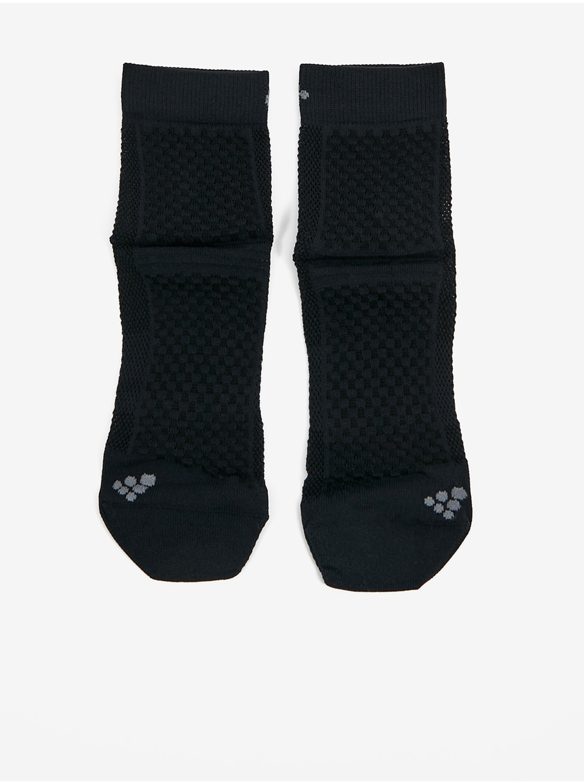 Lacno Súprava dvoch párov dámskych ponožiek v čiernej farbe Craft