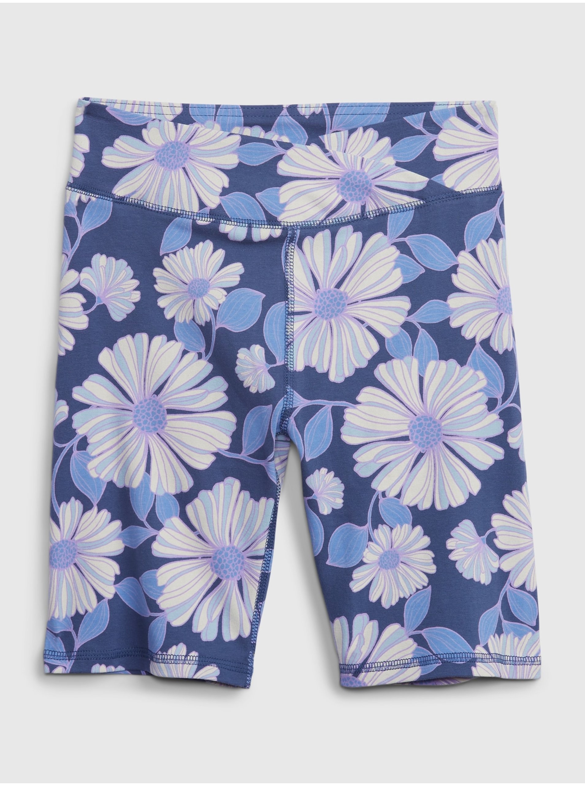 E-shop Modré dievčenské kvetované šortky GAP