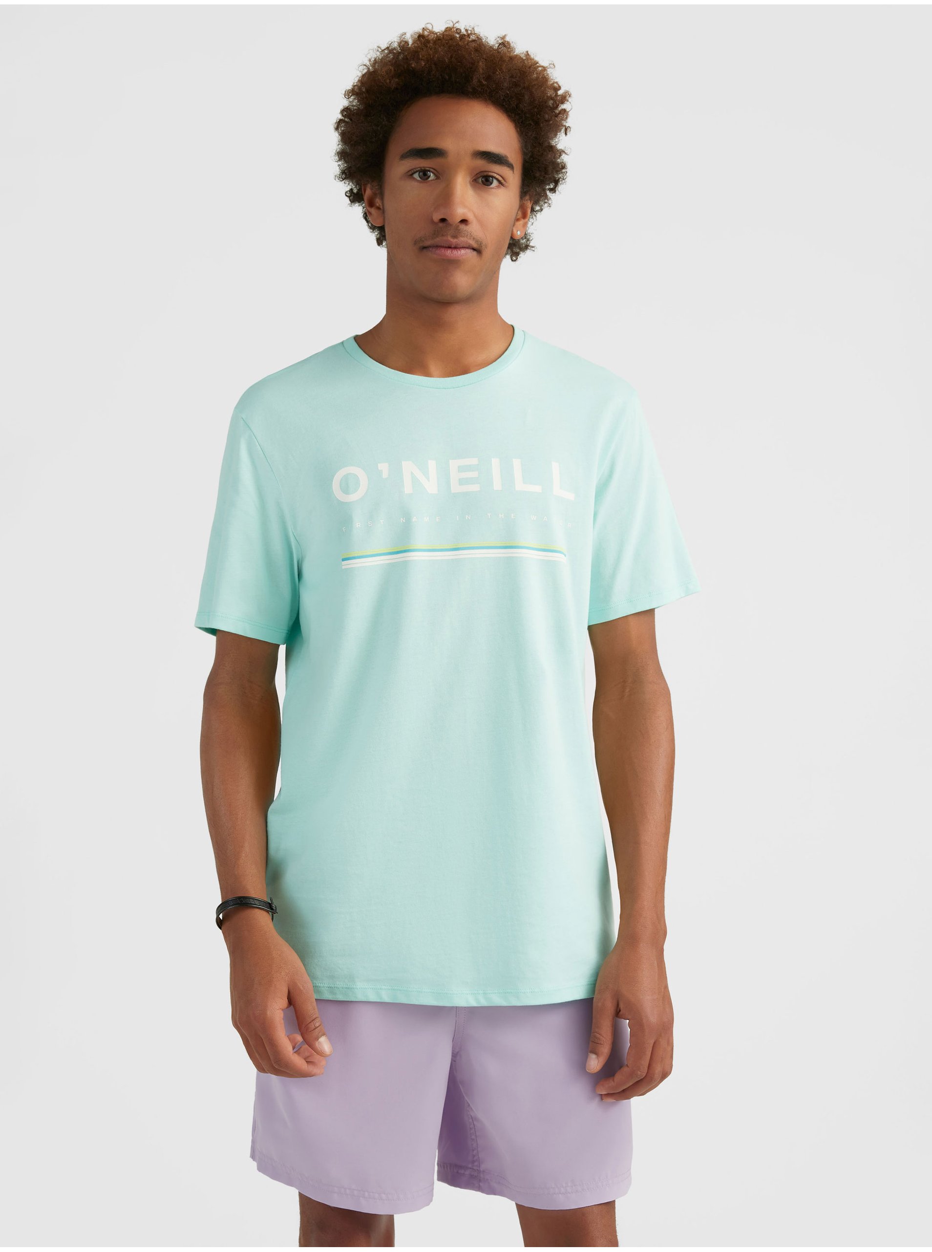 Levně Světle modré pánské tričko O'Neill