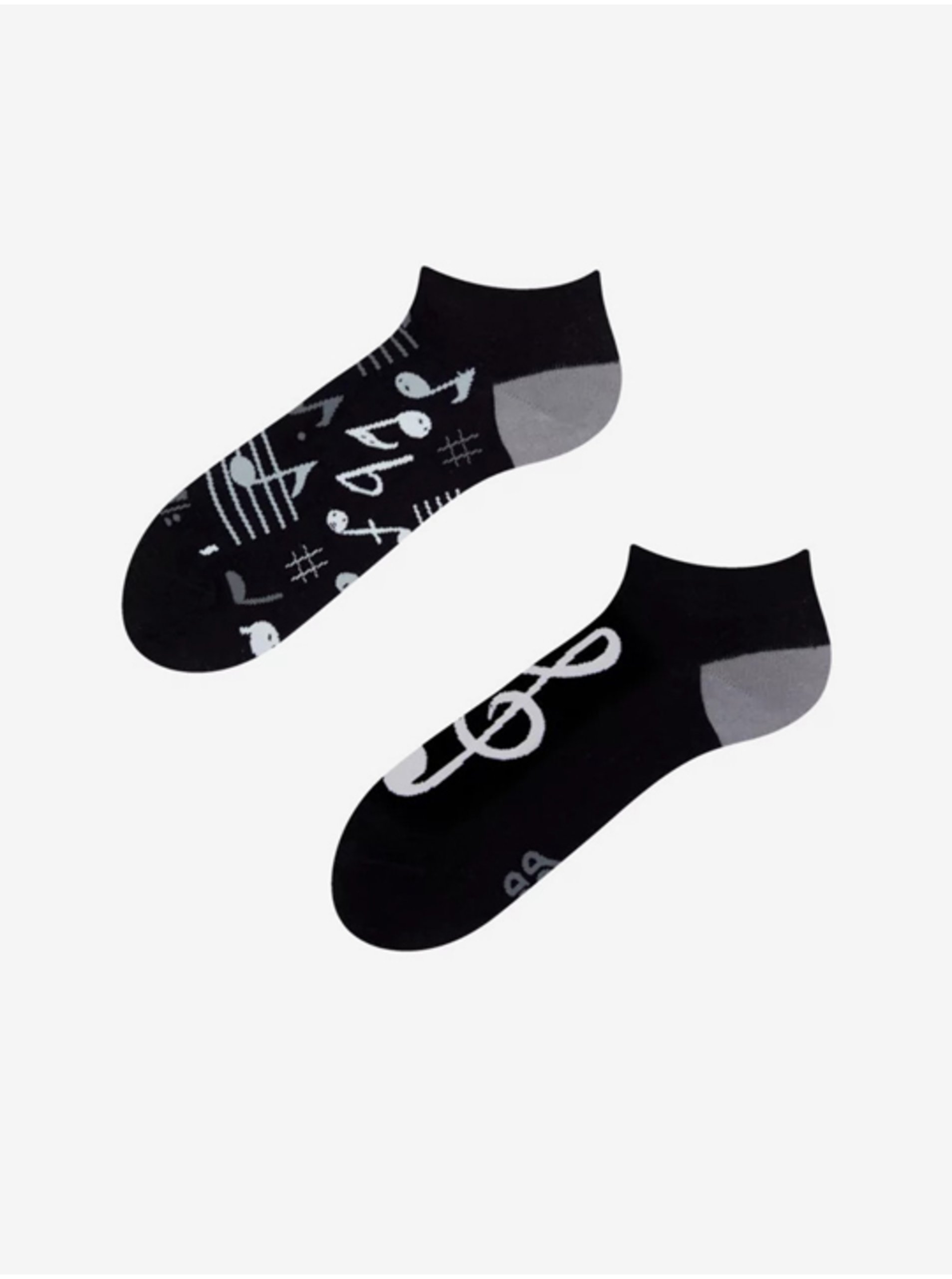 Lacno Ponožky pre mužov Dedoles - čierna, sivá