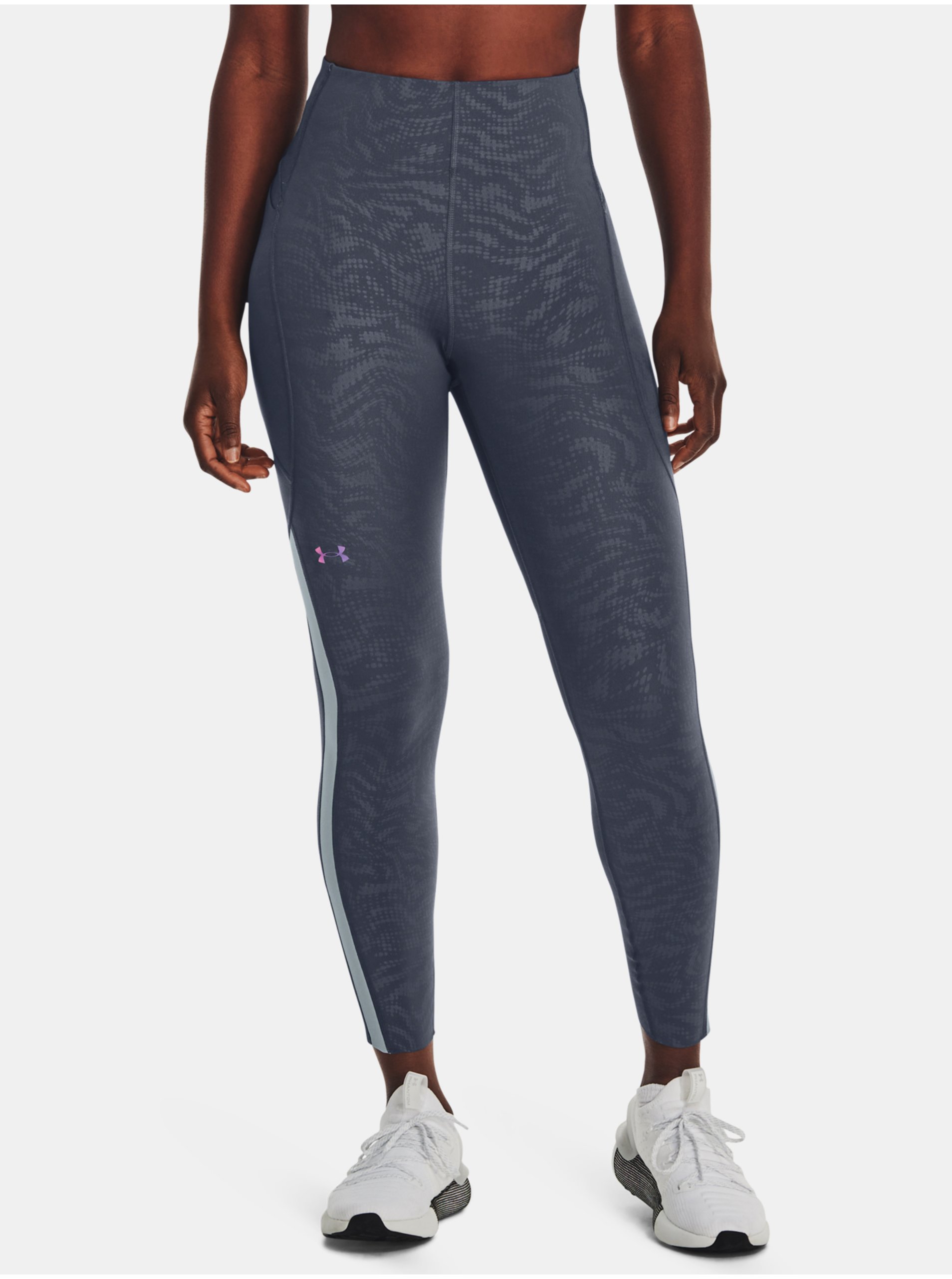 Levně Legíny Under Armour UA Rush Legging Emboss Perf-GRY