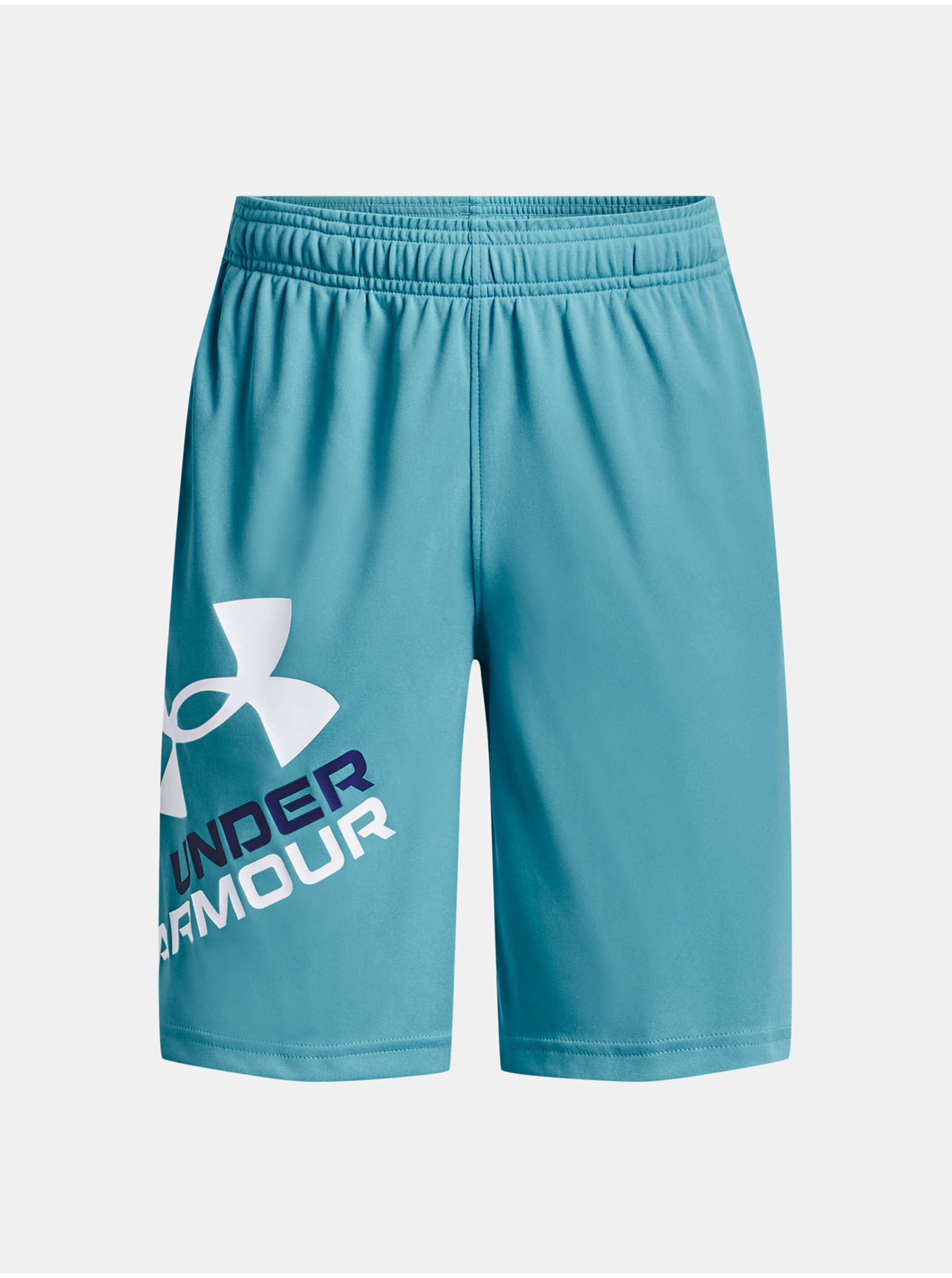 Levně Světle modré sportovní kraťasy Under Armour UA Prototype 2.0 Logo Shorts