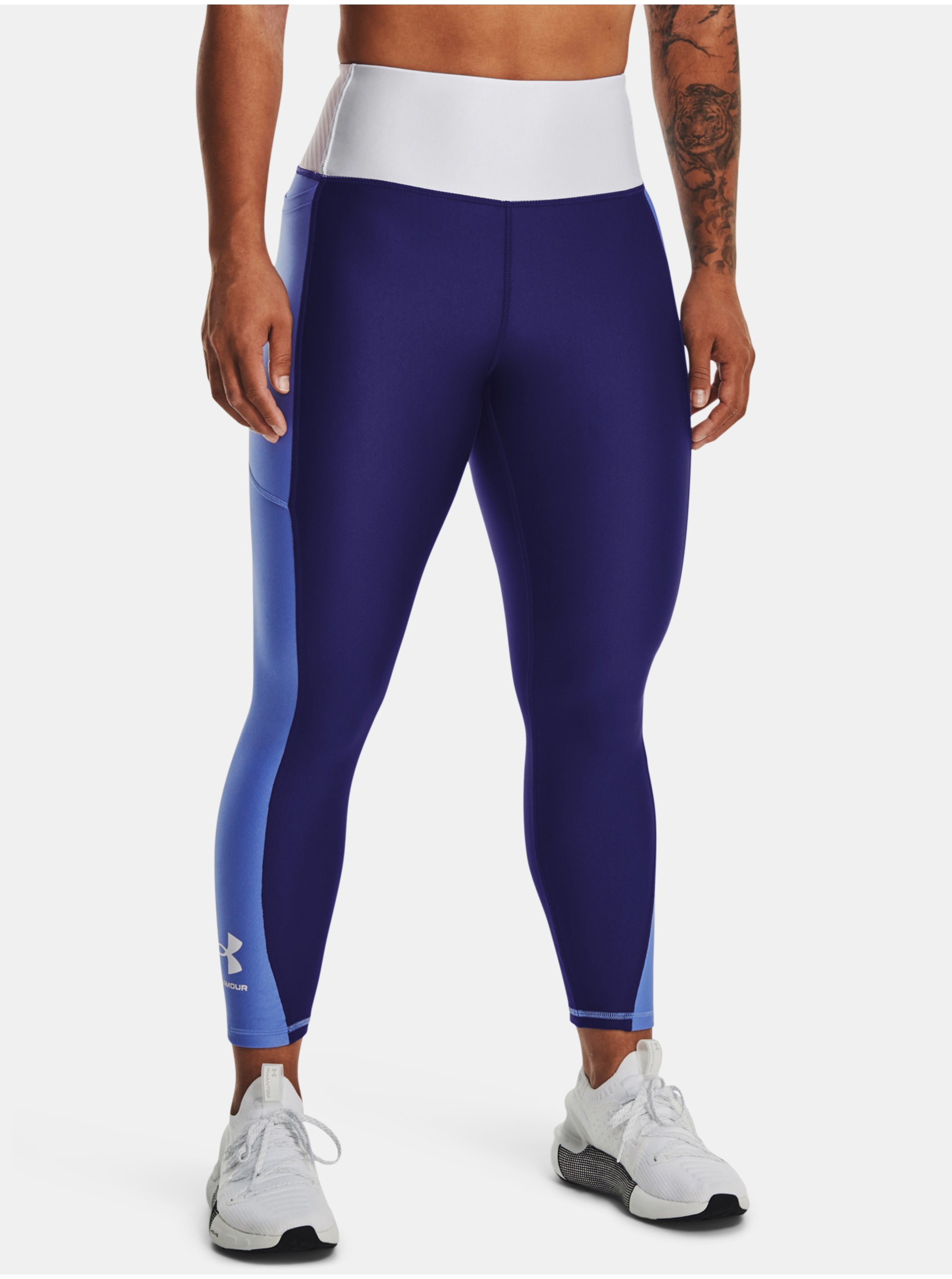 Levně Legíny Under Armour Armour Blocked Ankle Legging-BLU