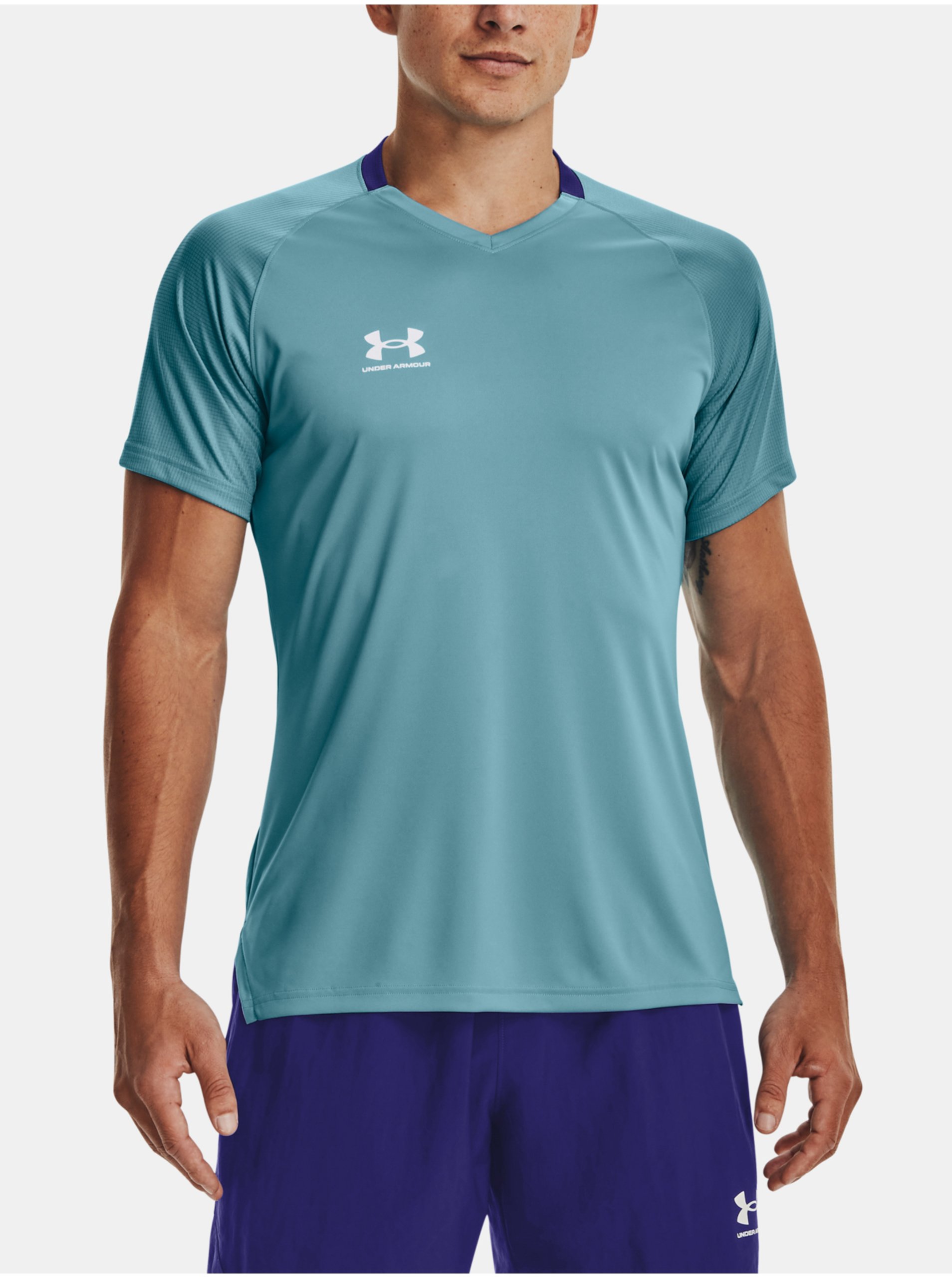 Lacno Tričko Under Armour UA Accelerate Tee-BLU